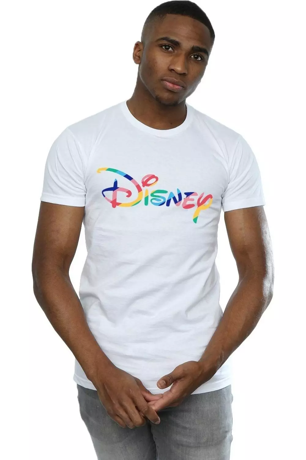 White Rainbow Logo T-Shirt alternative image