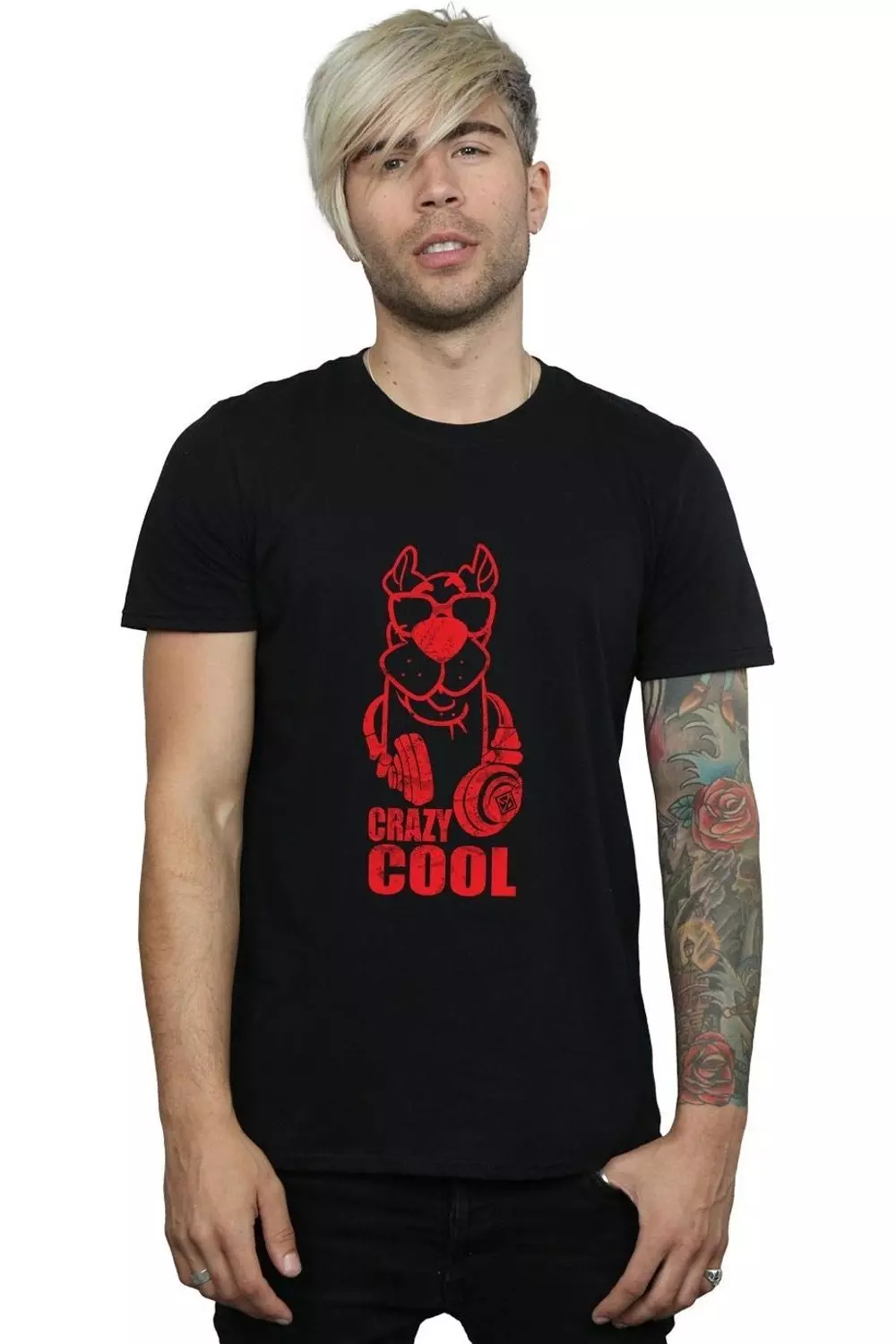 Black Crazy Cool T-Shirt alternative image