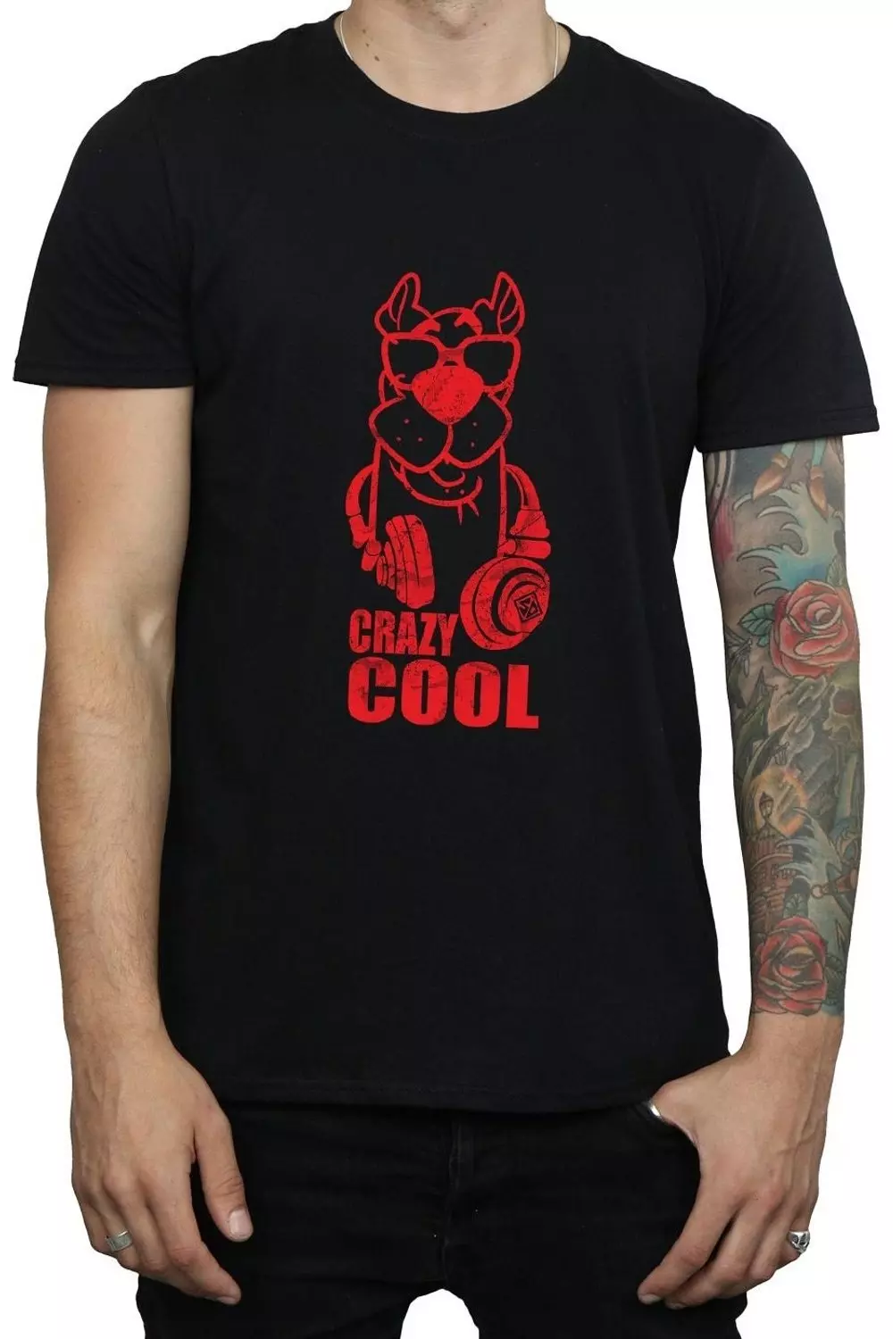 Black Crazy Cool T-Shirt alternative image