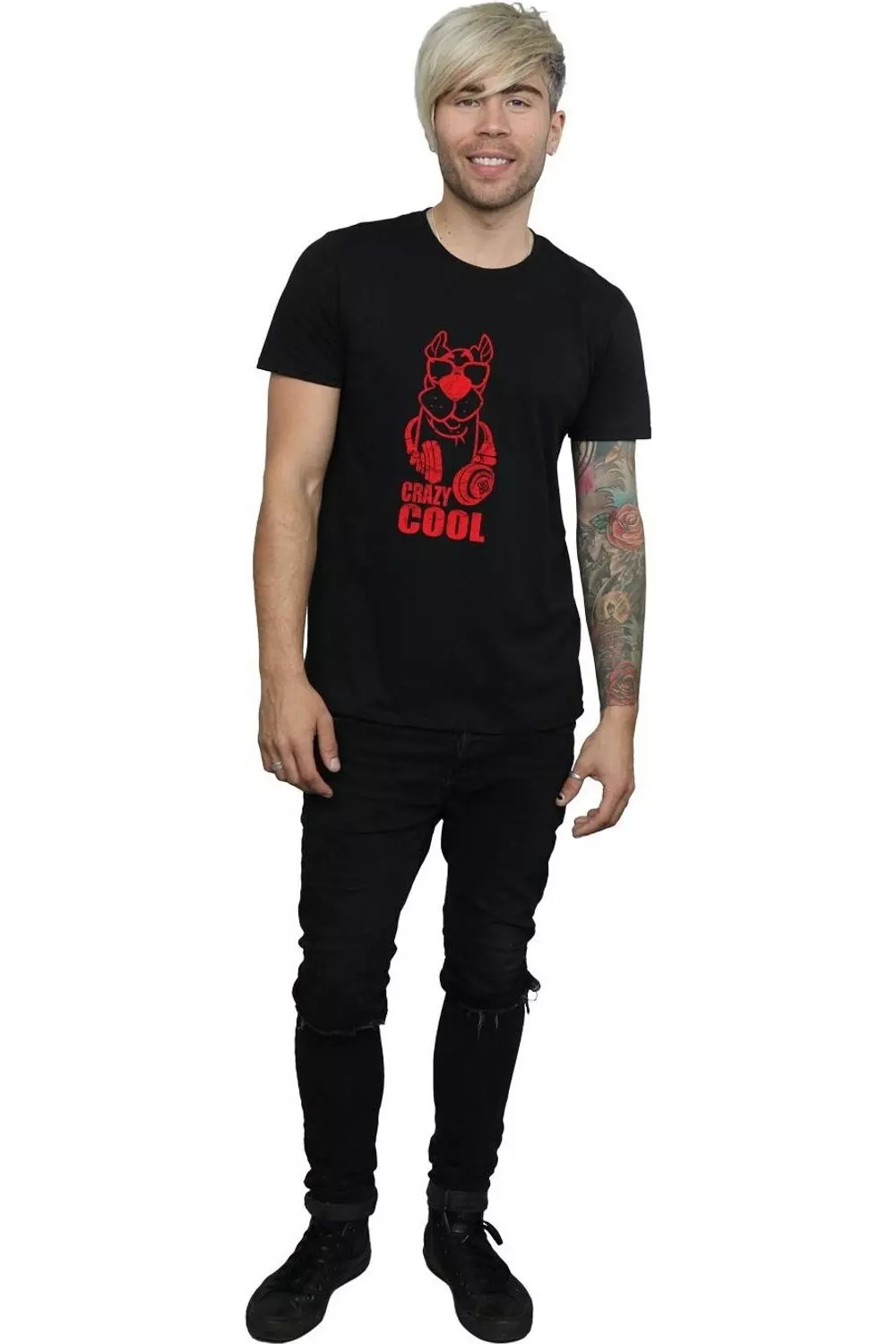 Black Crazy Cool T-Shirt alternative image