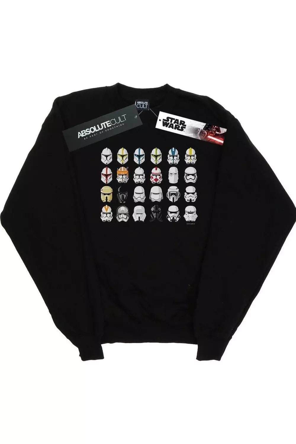 Black Trooper Helmets Sweatshirt alternative image
