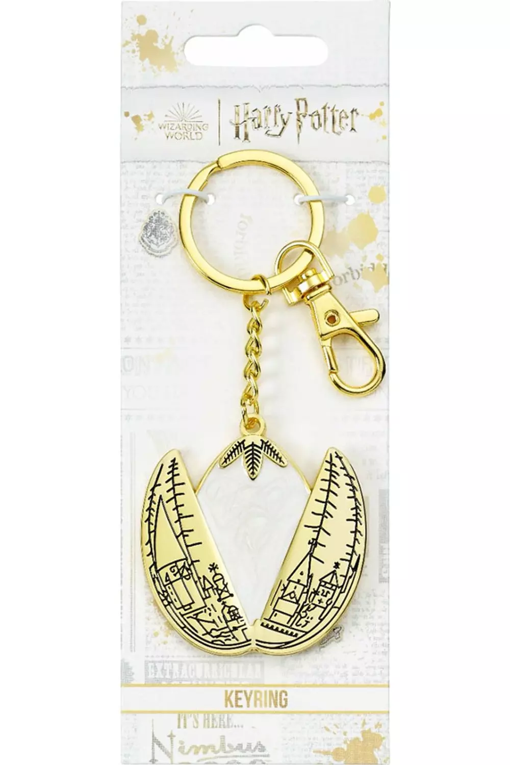 Gold Golden Egg Keyring alternative image