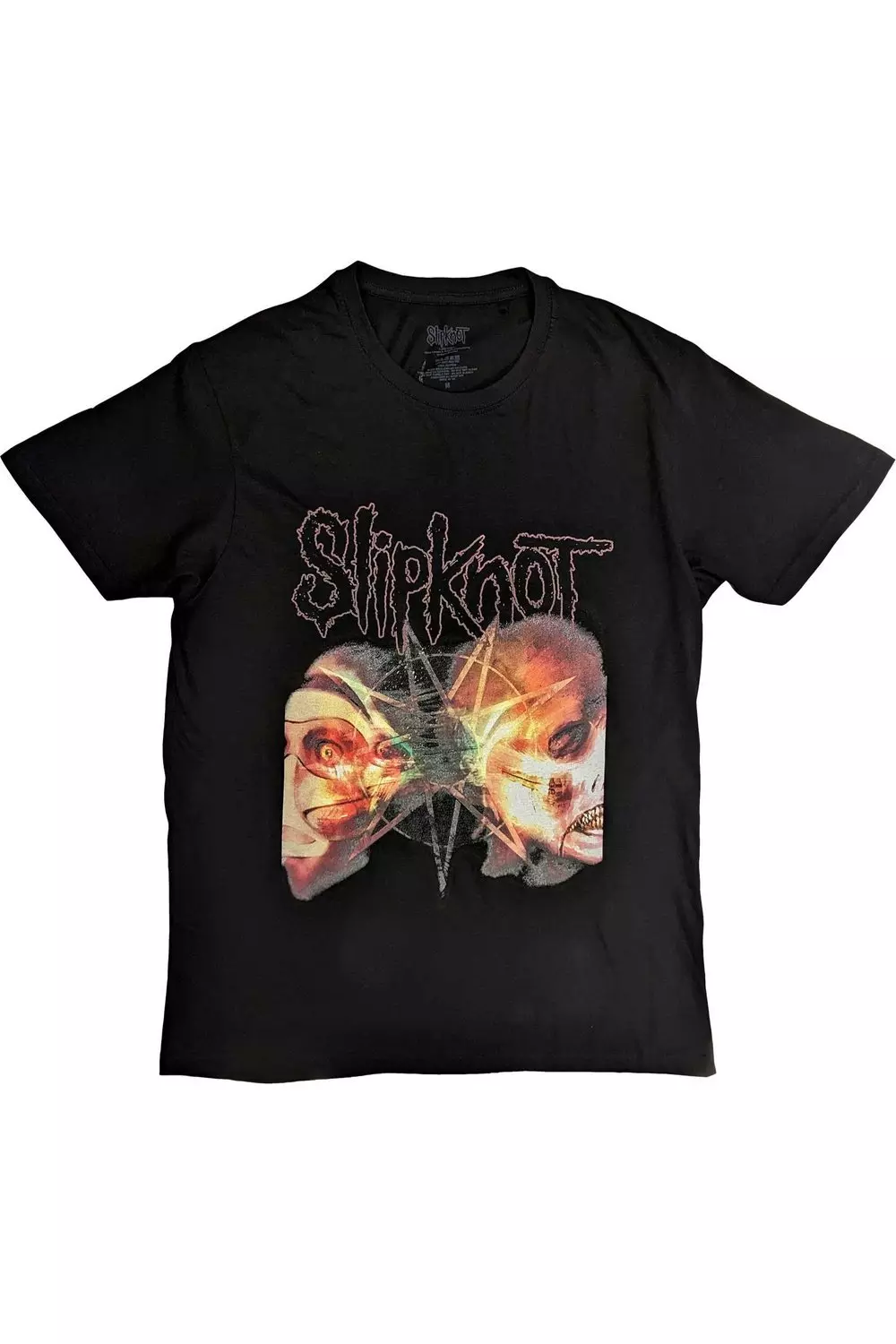 Black 2 Faces Cotton T-Shirt alternative image