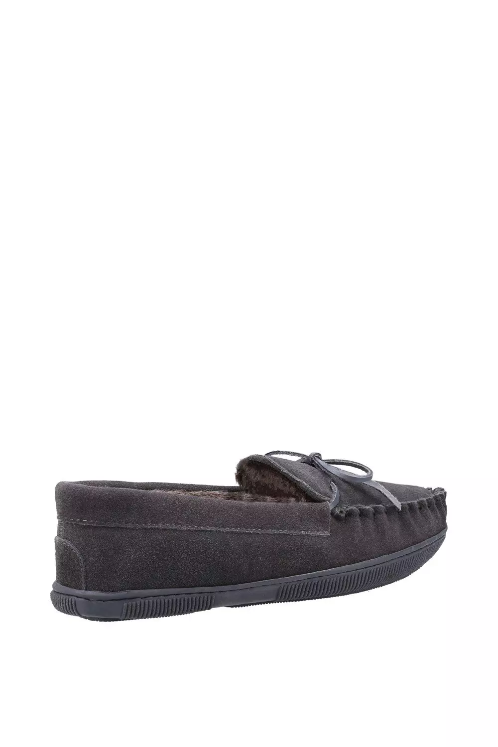 Grey 'Ace' Suede Slipper alternative image