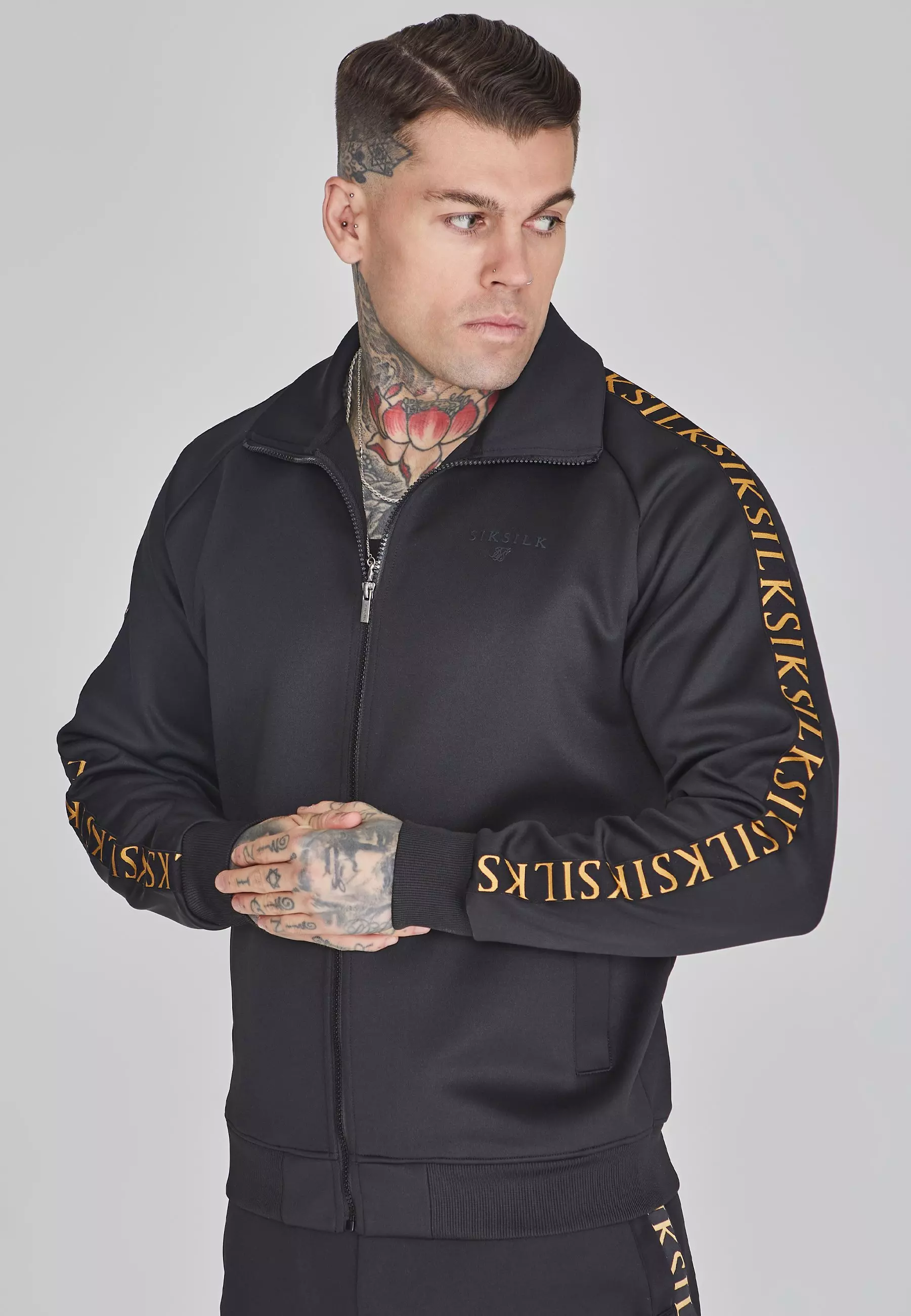Black Full Zip Track Top alternative image
