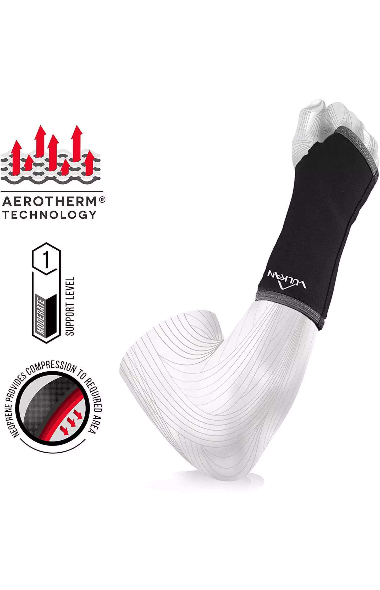 Black Classic Wrist Support alternative image