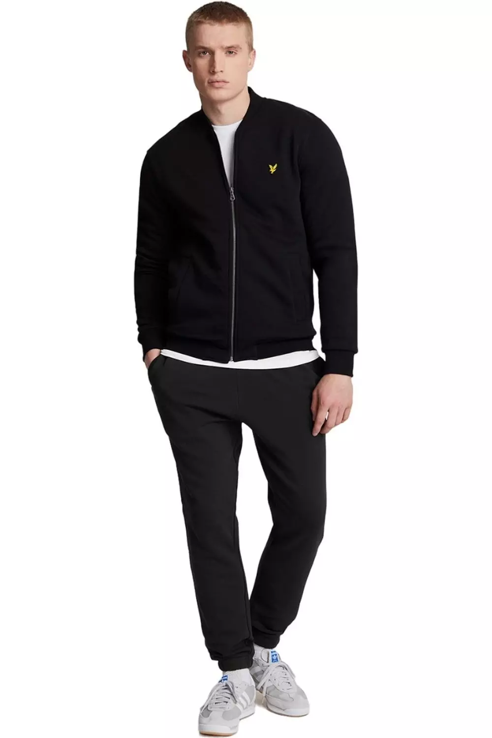 Black Slim Jogging Bottoms alternative image