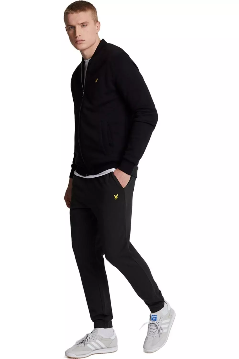 Black Slim Jogging Bottoms alternative image