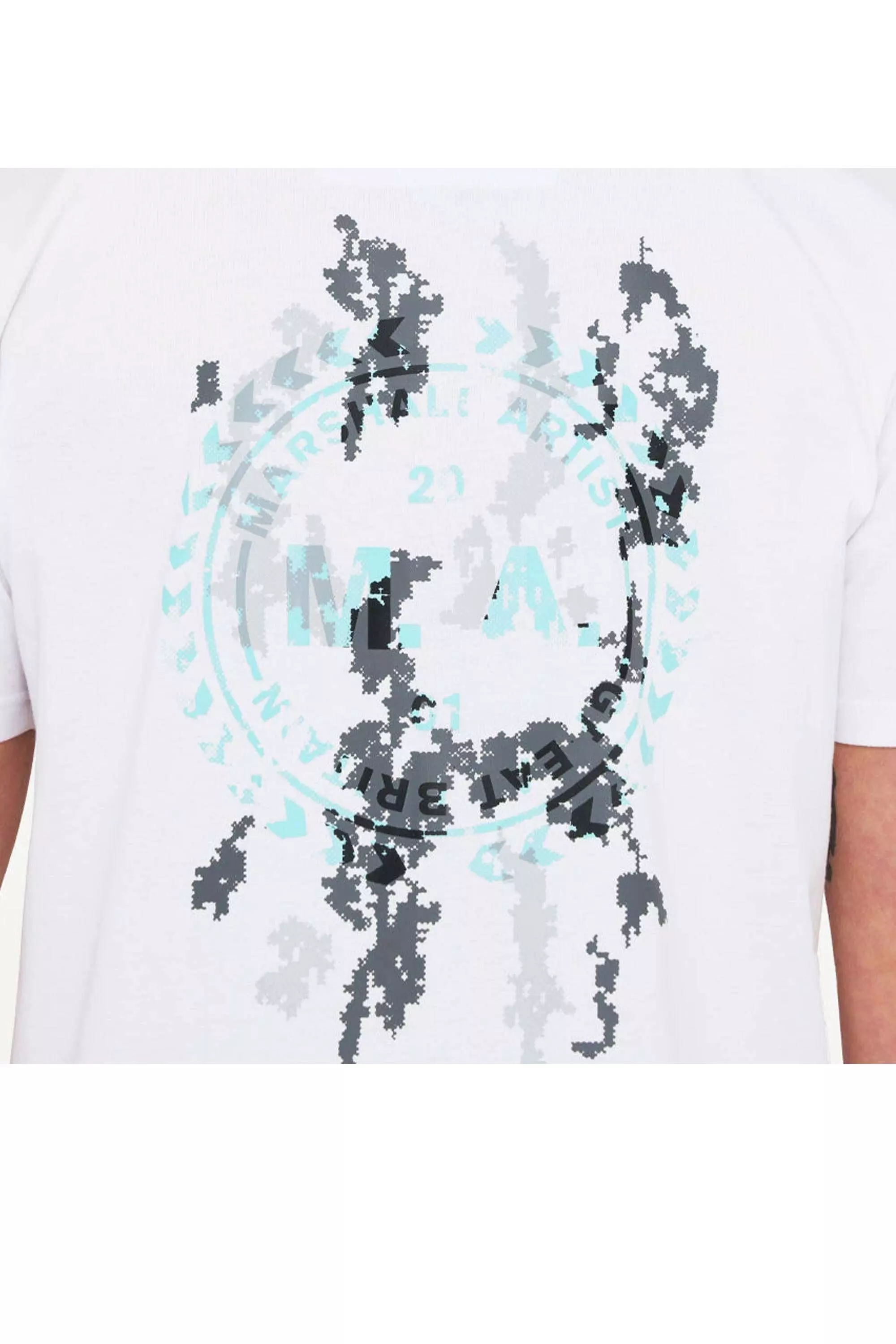 White Camo Erosion T-Shirt alternative image
