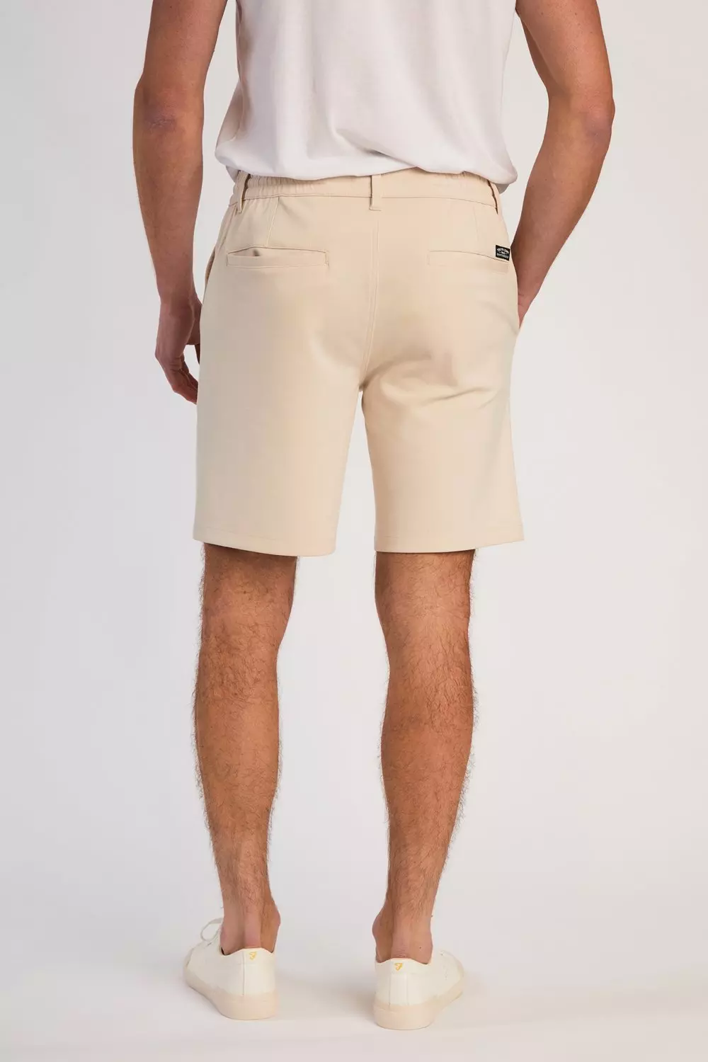Natural Jersey Shorts with Drawstring alternative image