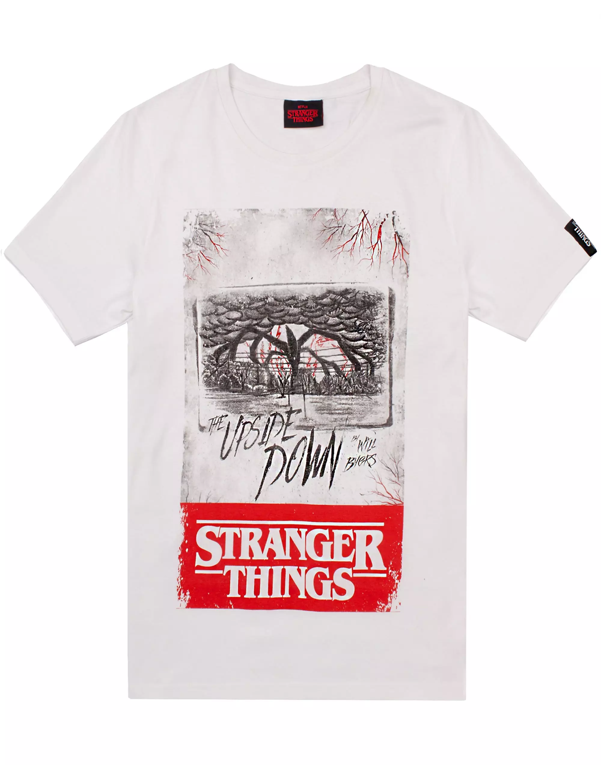 White Short Sleeved T-Shirt alternative image