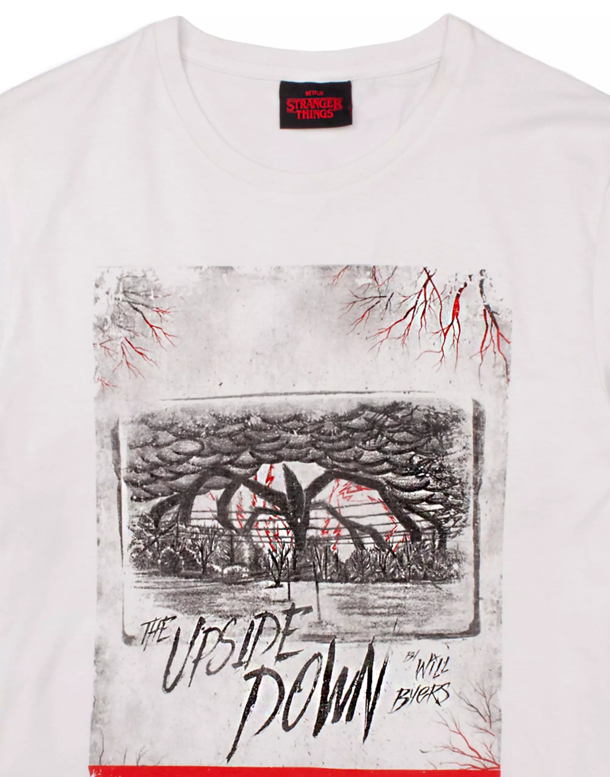 White Short Sleeved T-Shirt alternative image