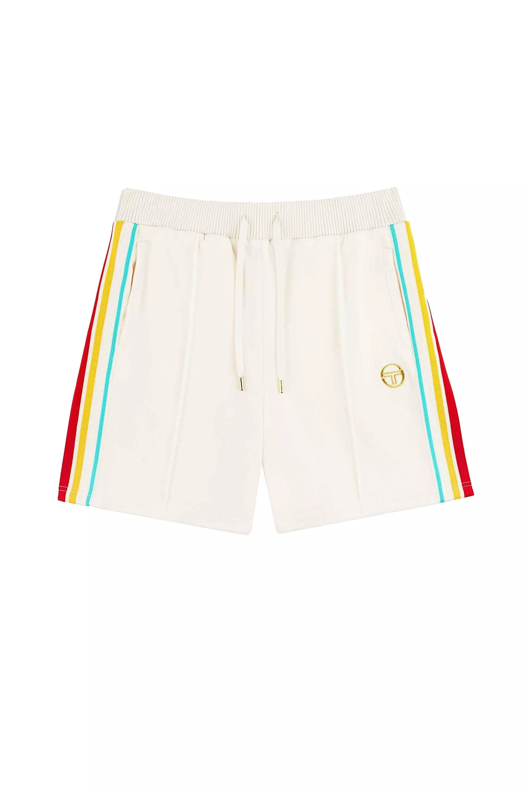 Cream Slice Velour Shorts alternative image