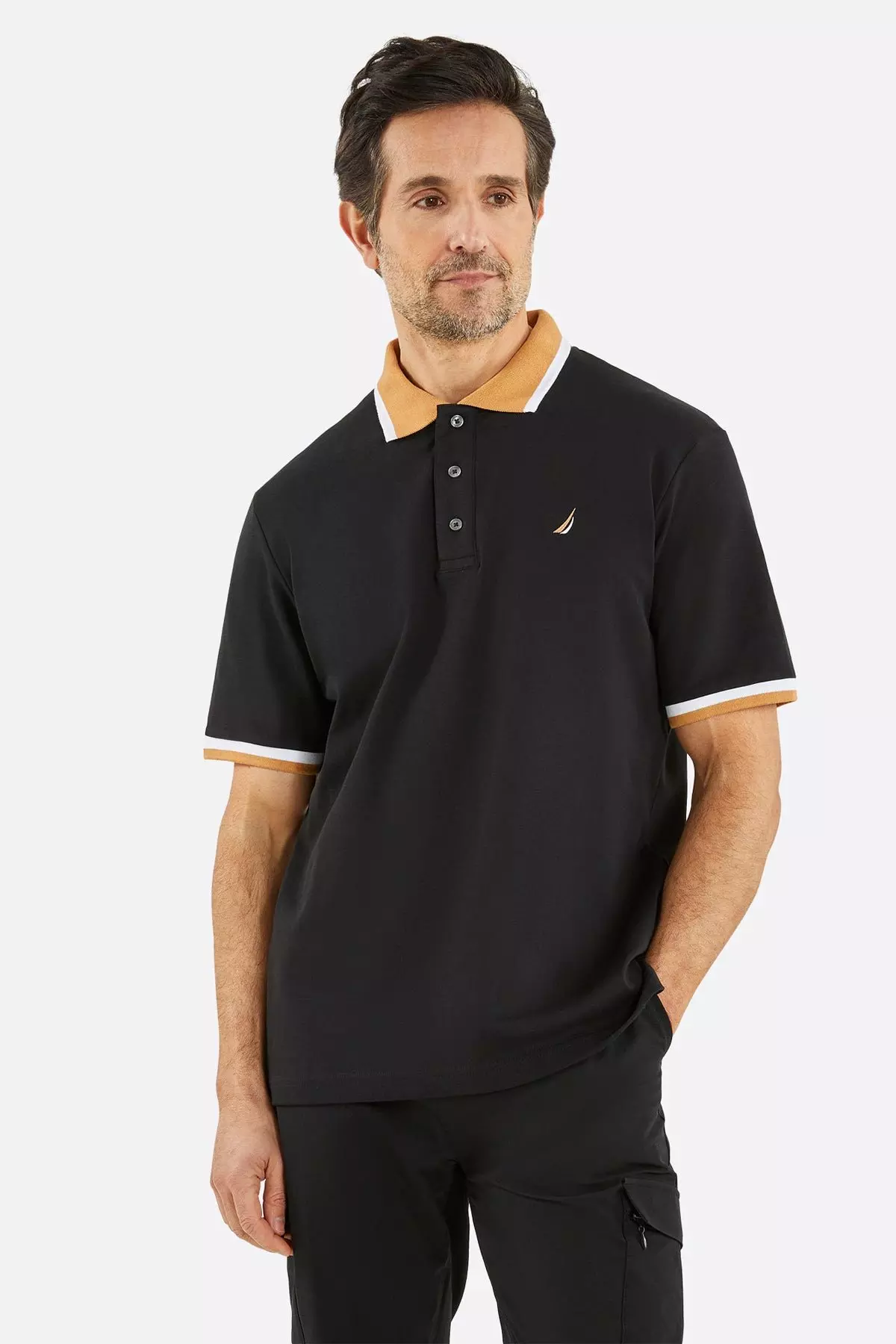 Black 'Latok' Polo Shirt alternative image