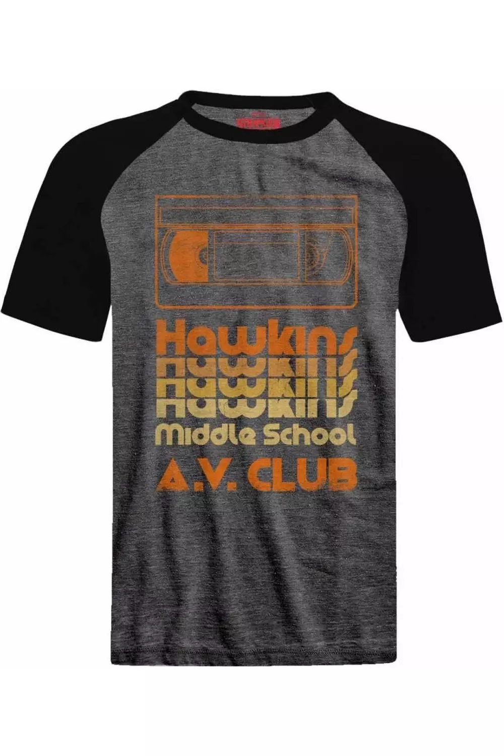 Mid grey AV Club Acid Wash T-Shirt alternative image