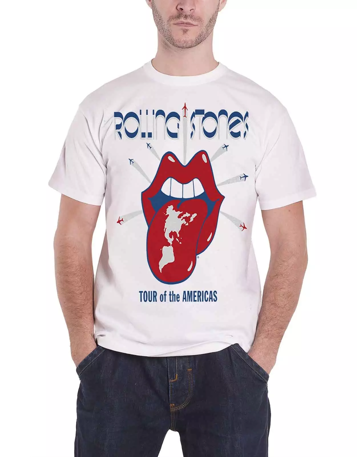 White Tour Of The Americas T Shirt alternative image