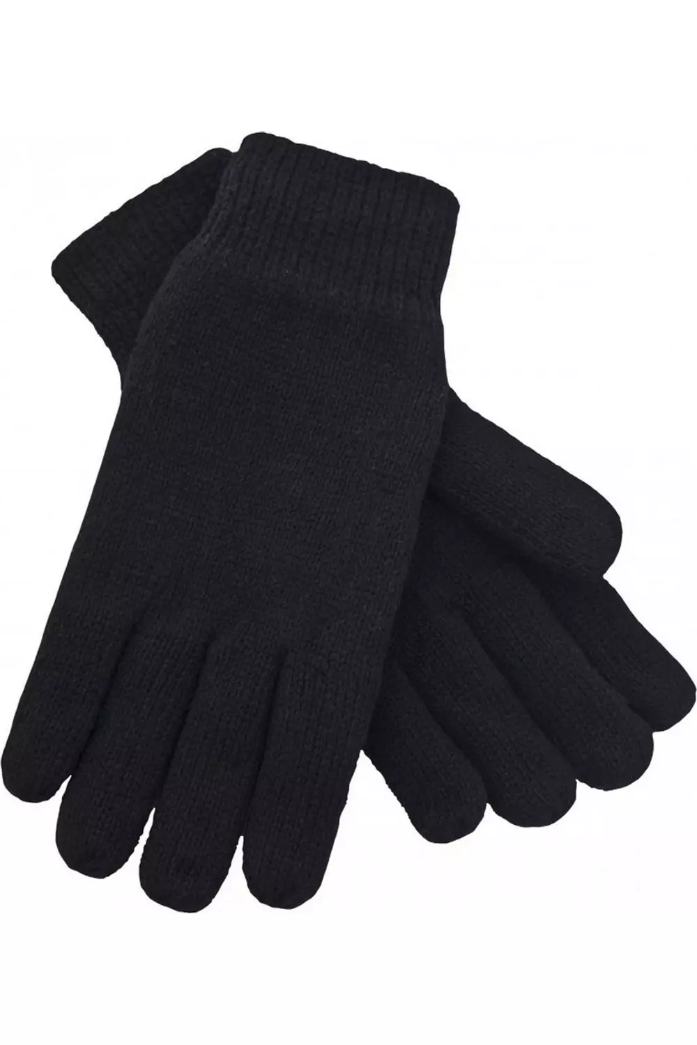 Black Bargo Knitted Gloves alternative image
