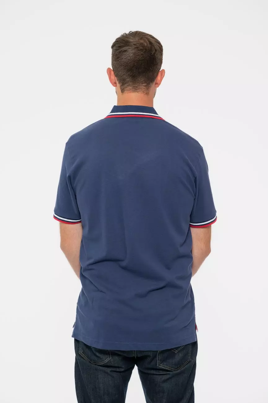 Navy Classic Tongue Polo Shirt alternative image