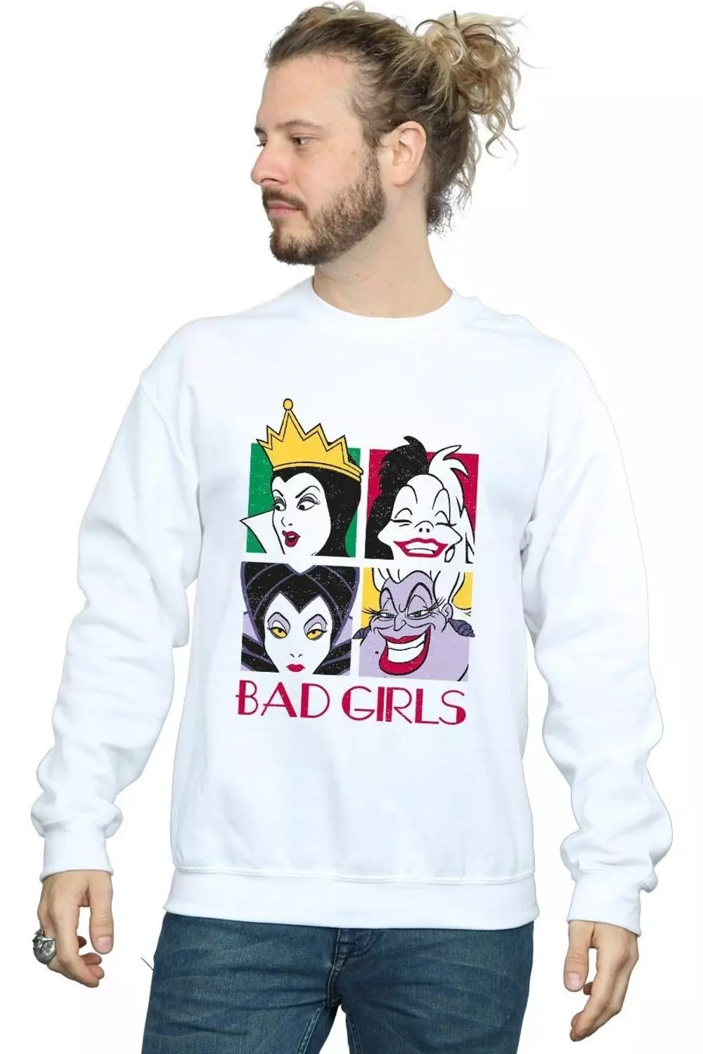 White Villains Bad Sweatshirt alternative image