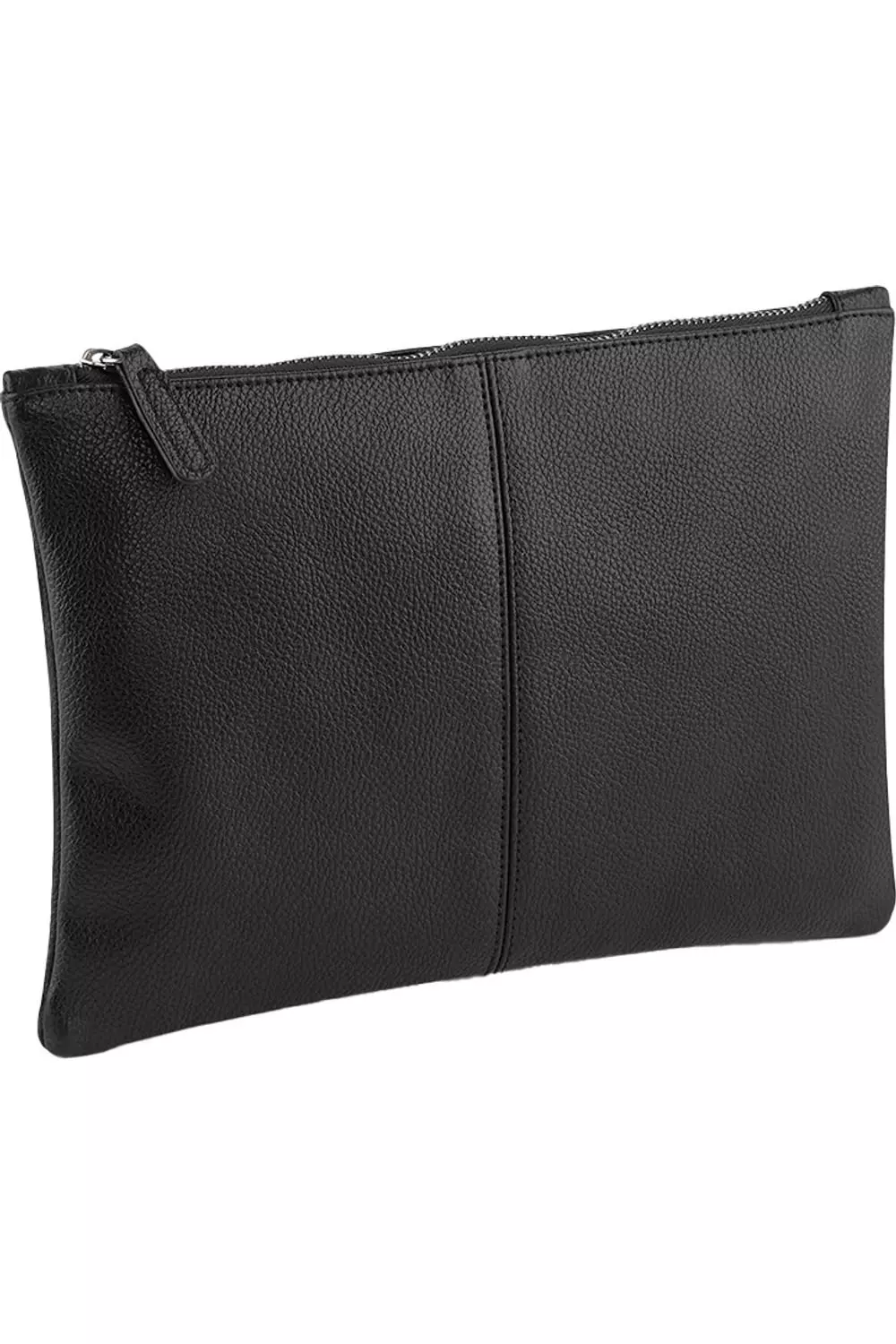 Black Nuhide Zipper Pouch alternative image