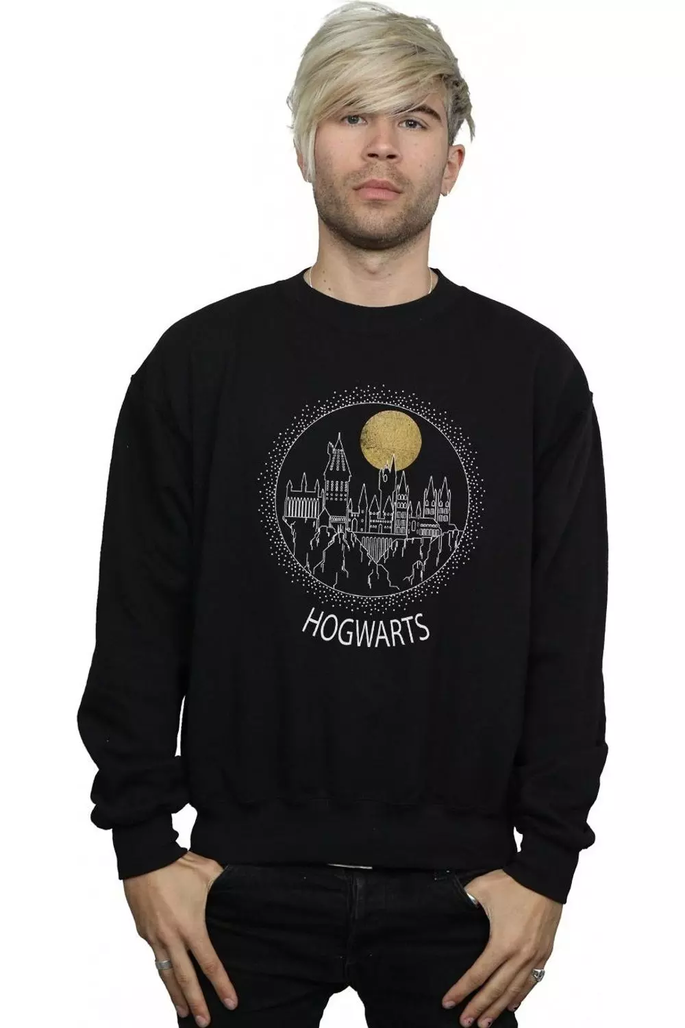 Black Hogwarts Circle Sweatshirt alternative image