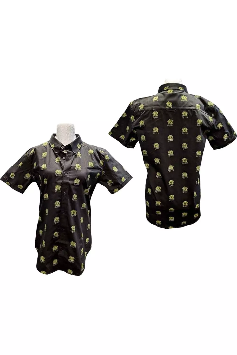 Black All-Over Print Shirt alternative image
