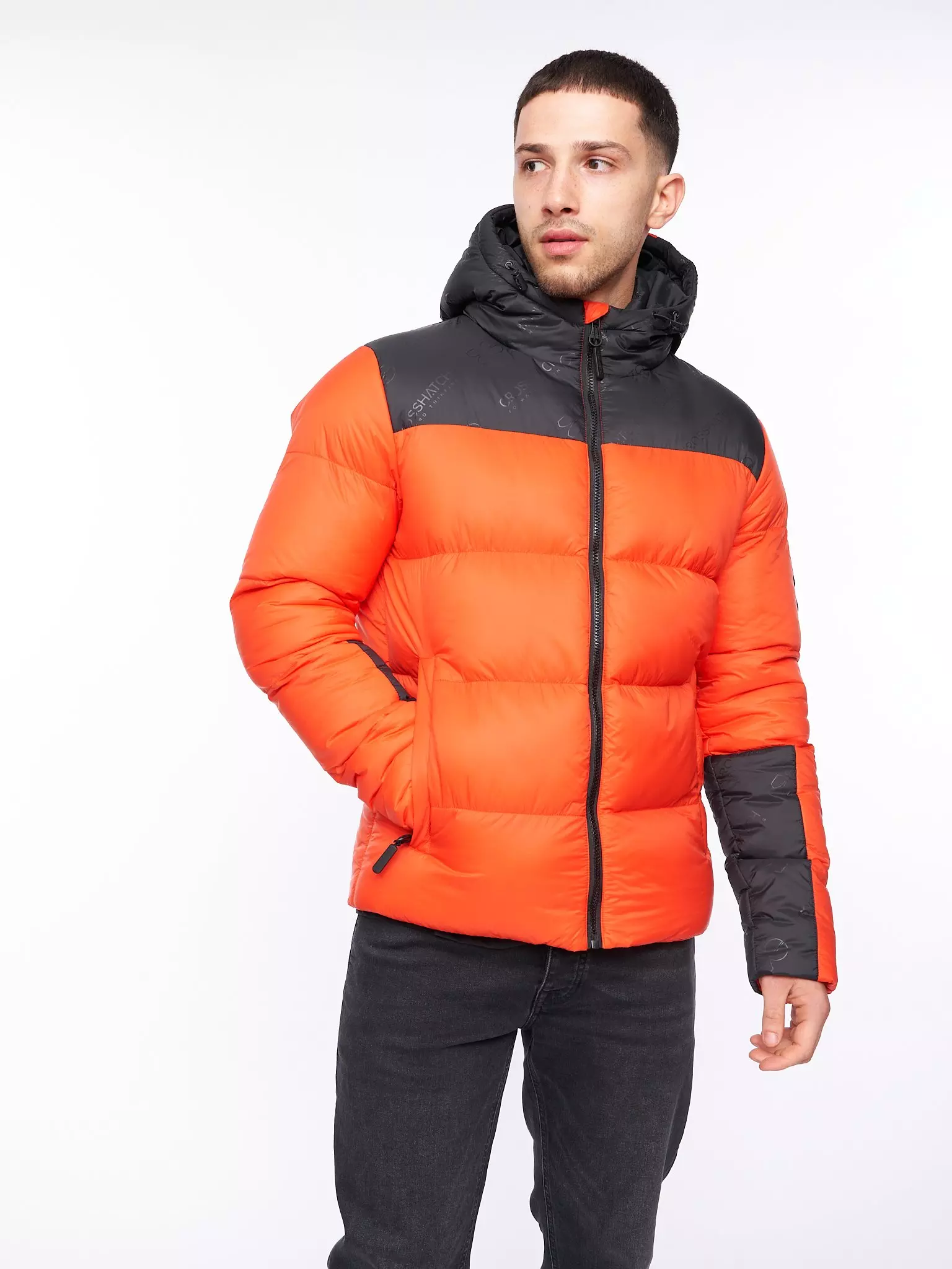 Orange Chemerley Hooded Jacket alternative image