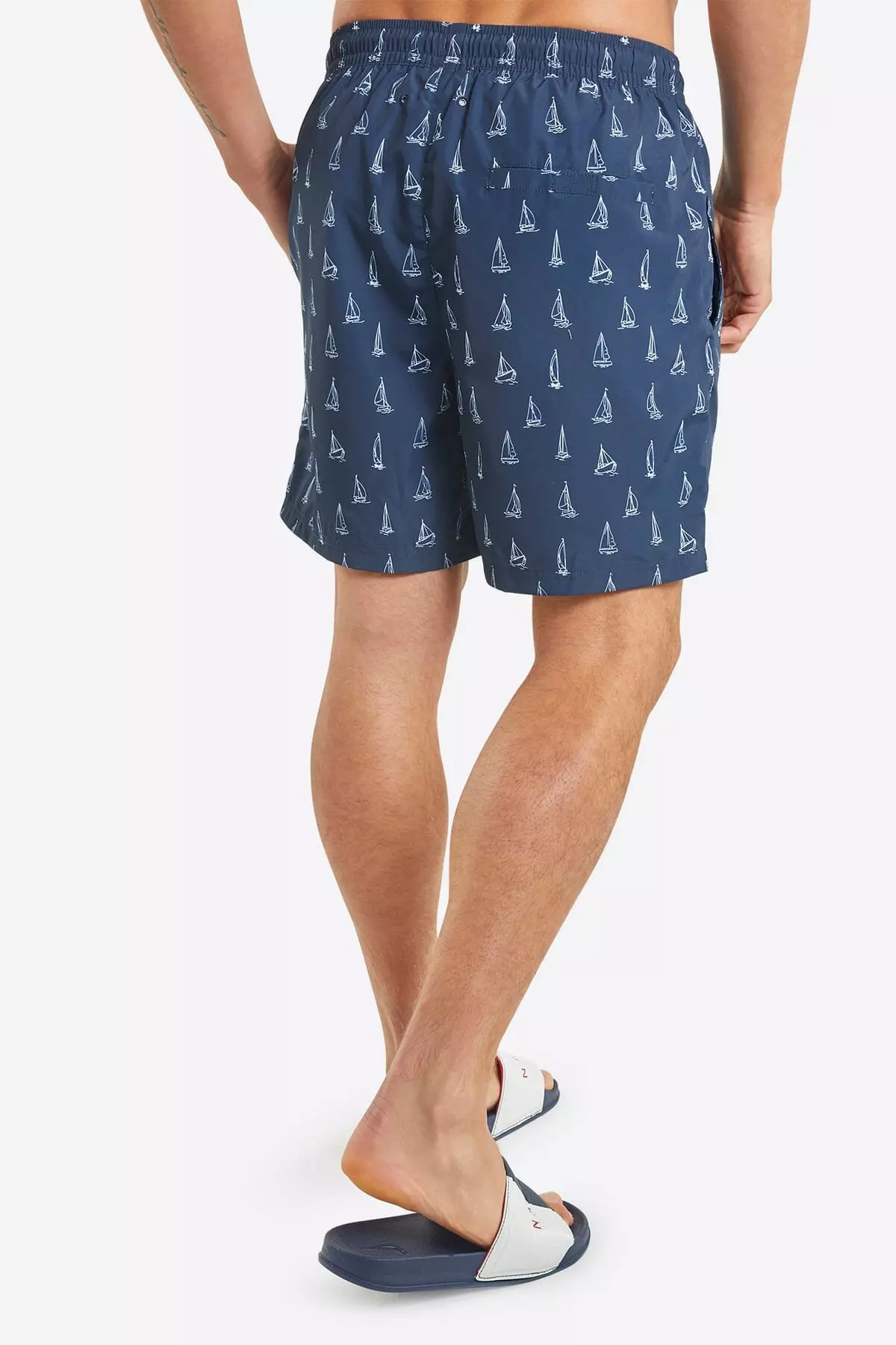 Dark navy 'Gabriel' 6” Swim Short alternative image
