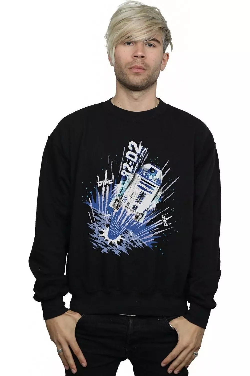 Black R2-D2 Blast Off Sweatshirt alternative image