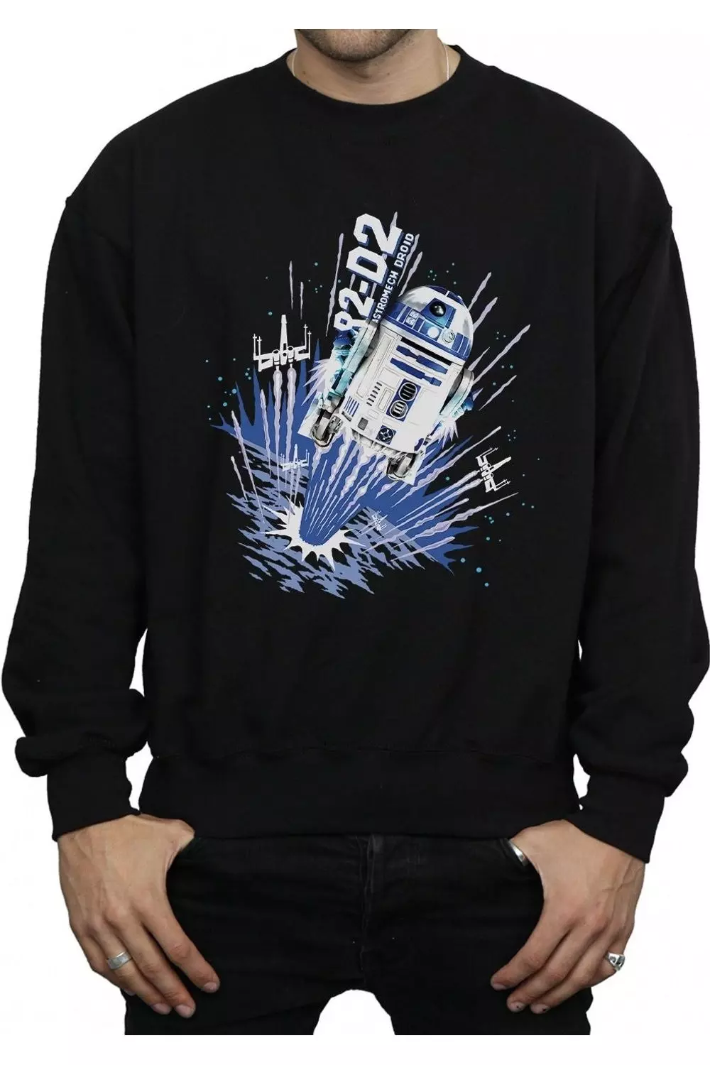 Black R2-D2 Blast Off Sweatshirt alternative image