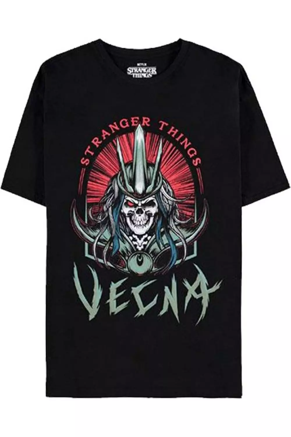 Black Vecna Skull T-Shirt alternative image