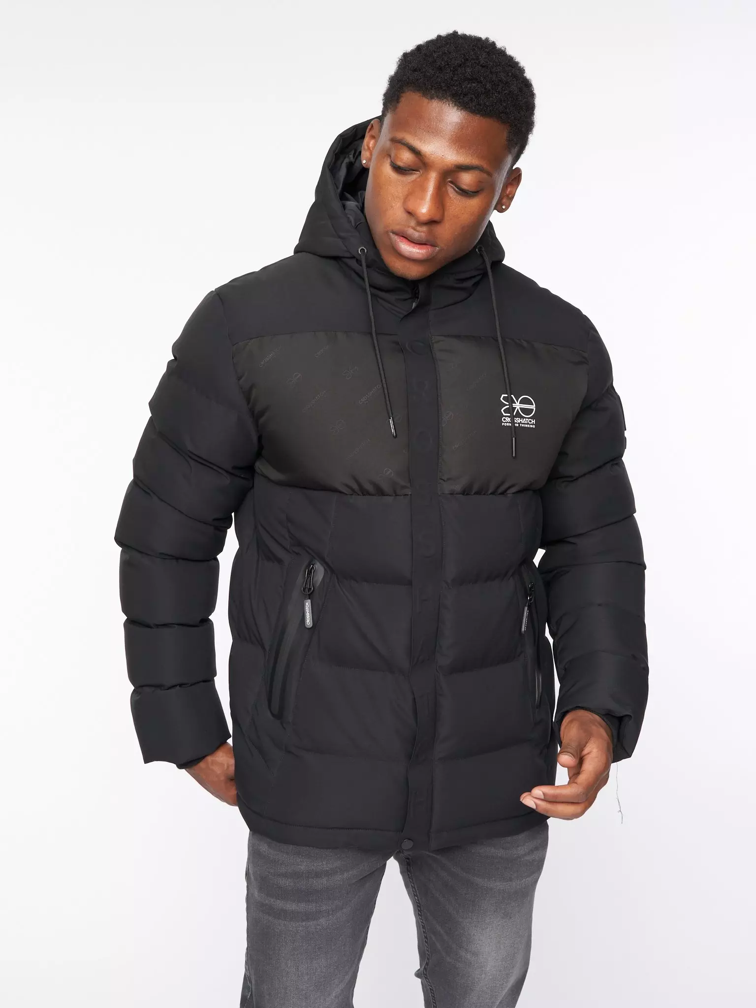Black Tenthley Embossed Jacket alternative image