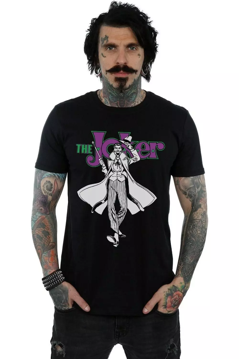 Black Joker Pose T-Shirt alternative image