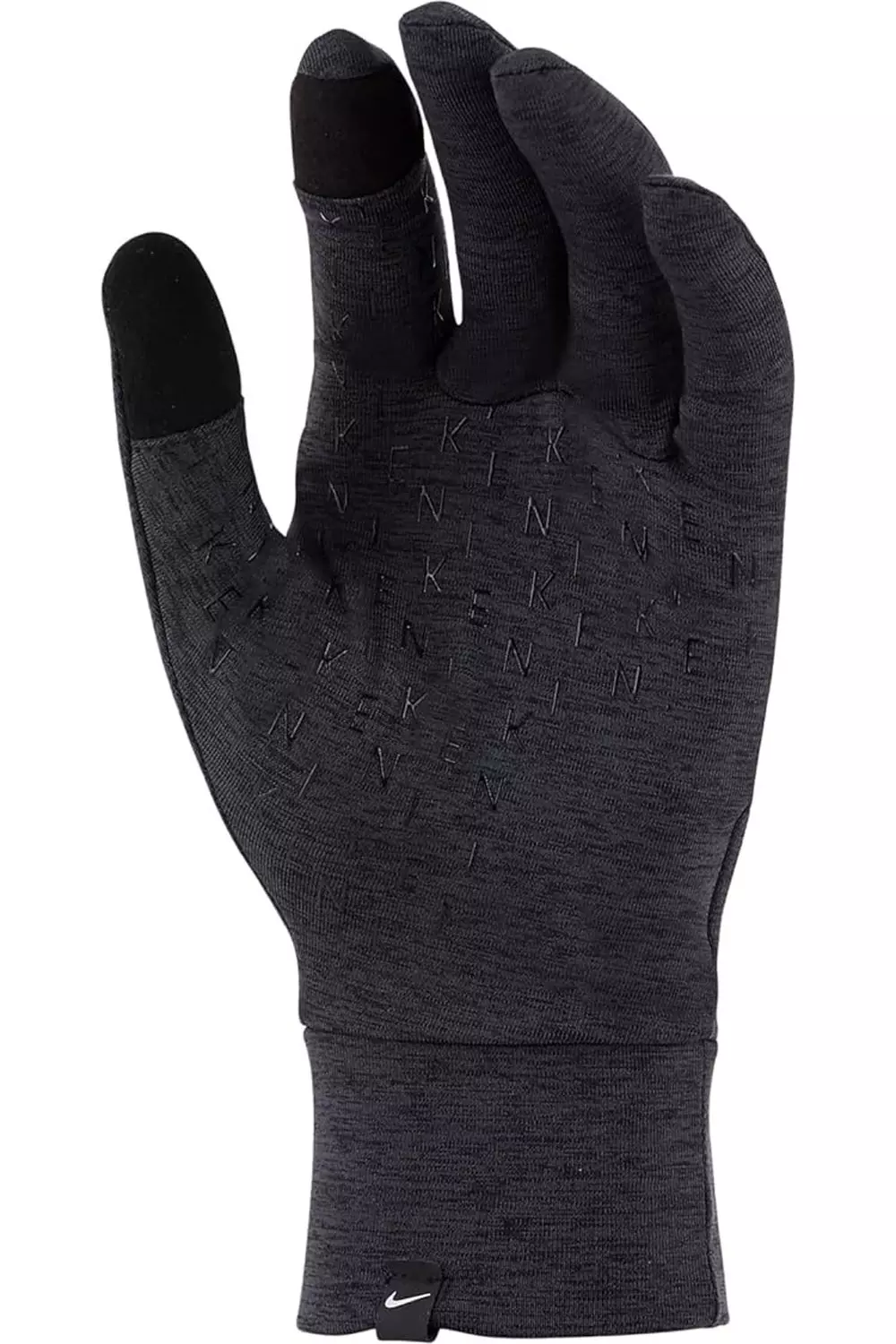 True black Fleece Running Gloves alternative image