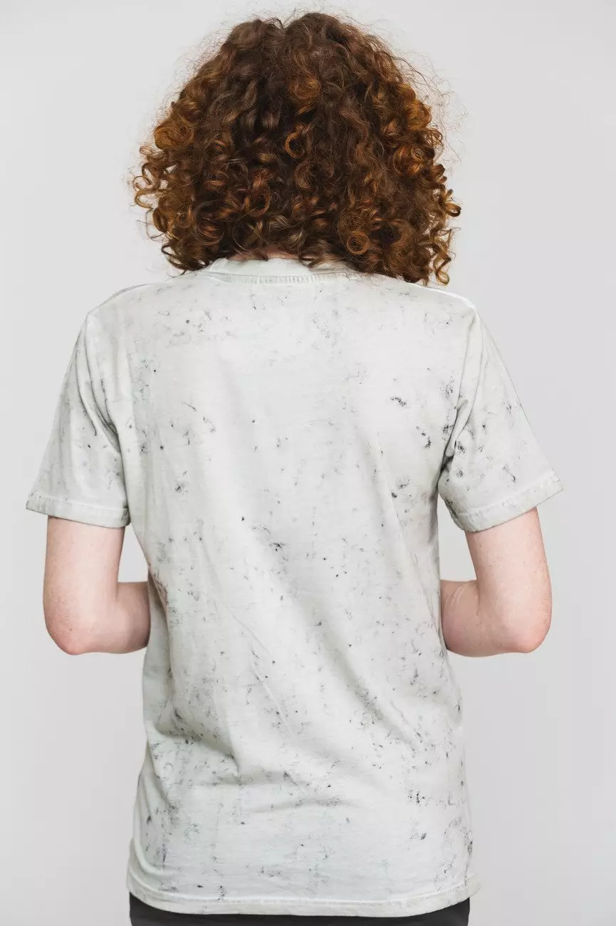White 70's Logo Dip Dye T Shirt alternative image