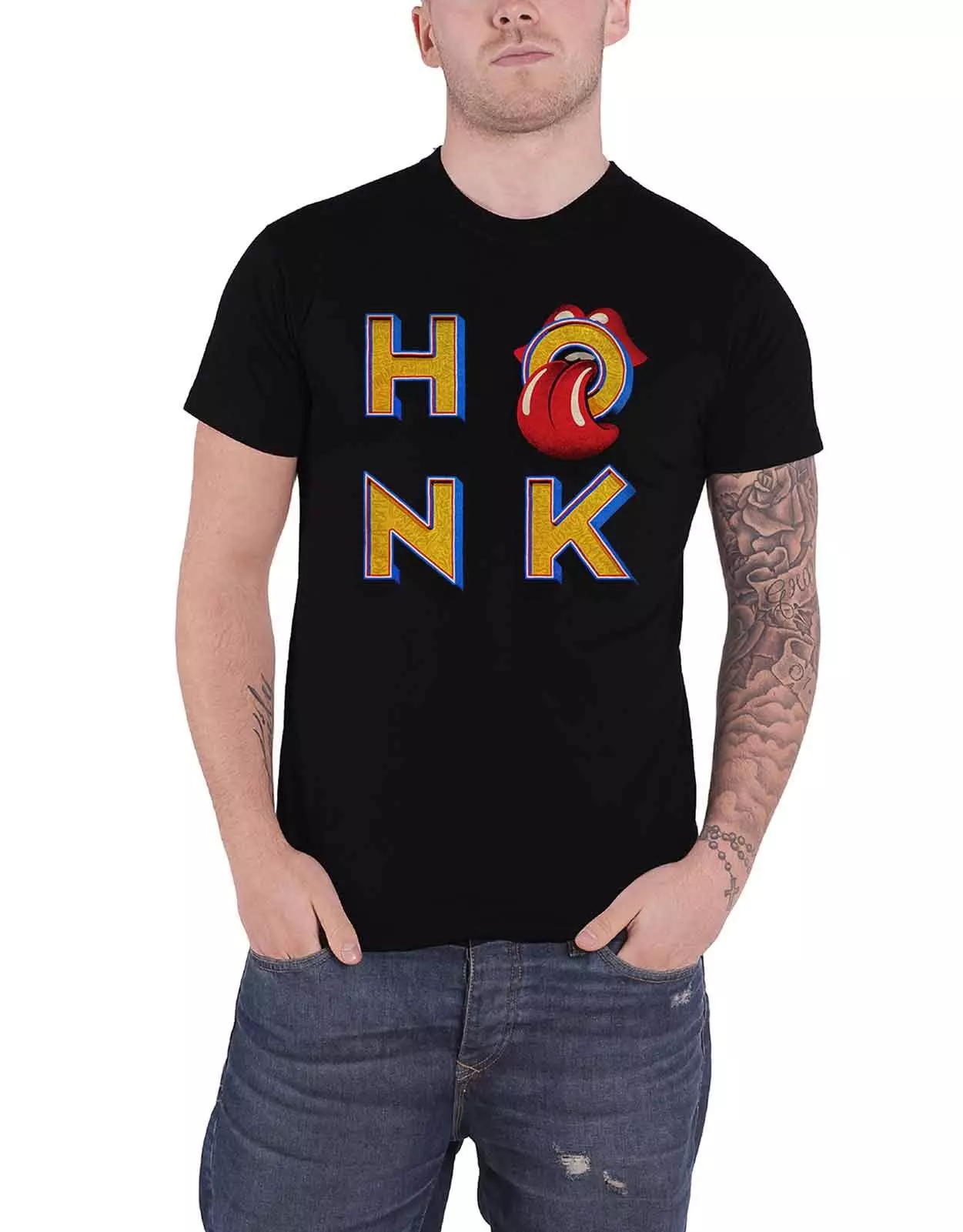 Black Honk Letters T Shirt alternative image
