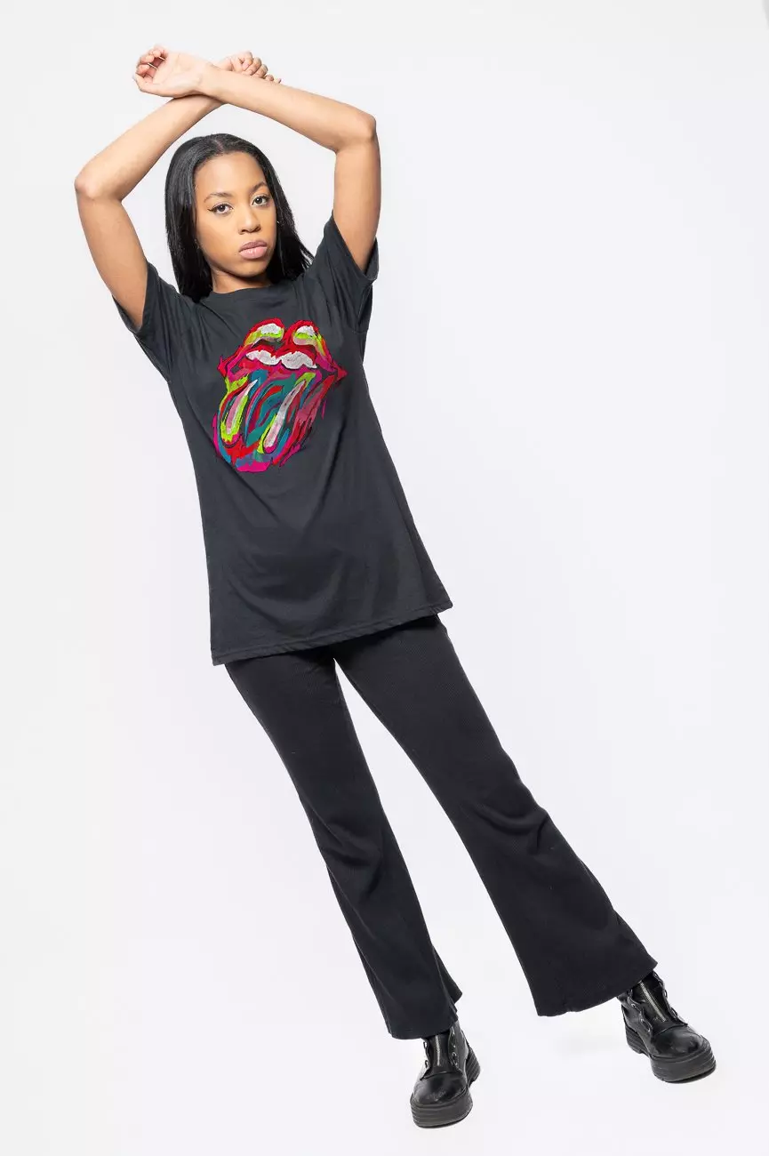 Black Sixty Brushstroke T Shirt alternative image