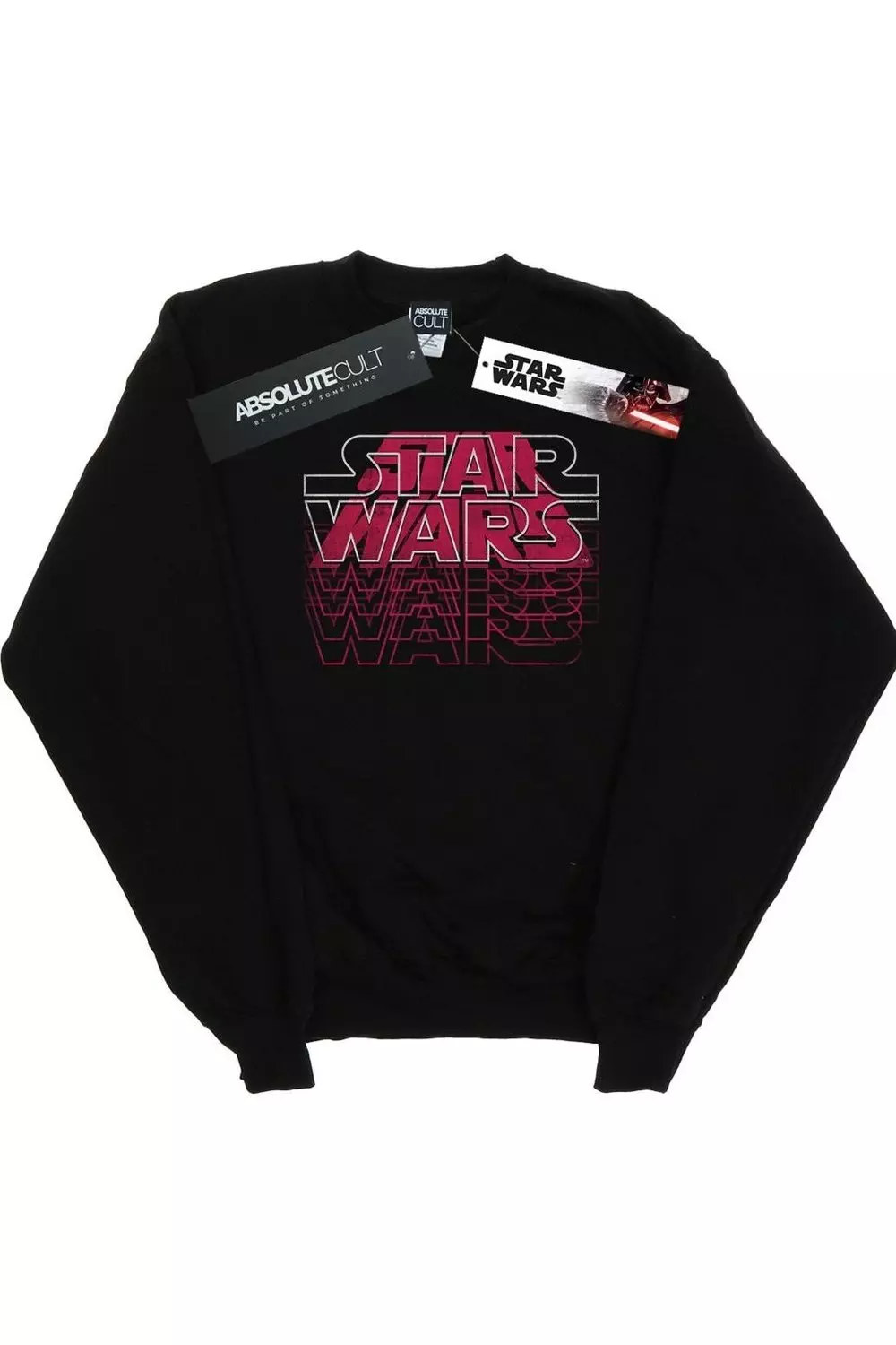 Black Blended Logos Sweatshirt alternative image
