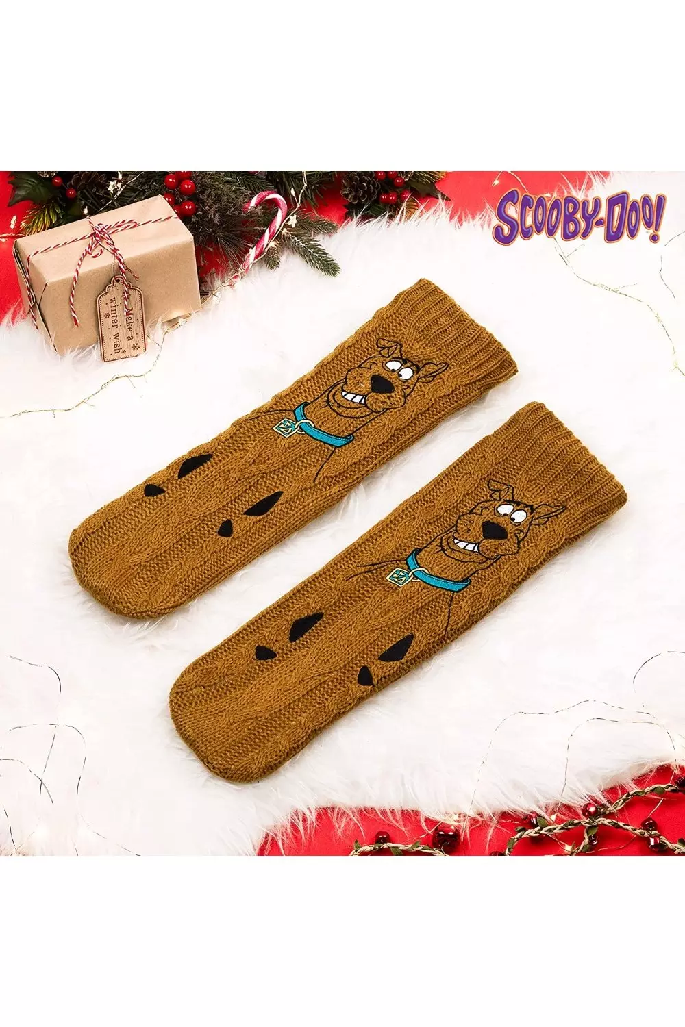 Brown Slipper Socks alternative image