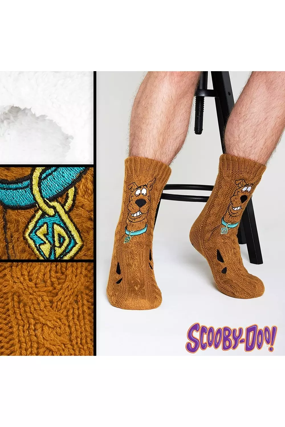 Brown Slipper Socks alternative image
