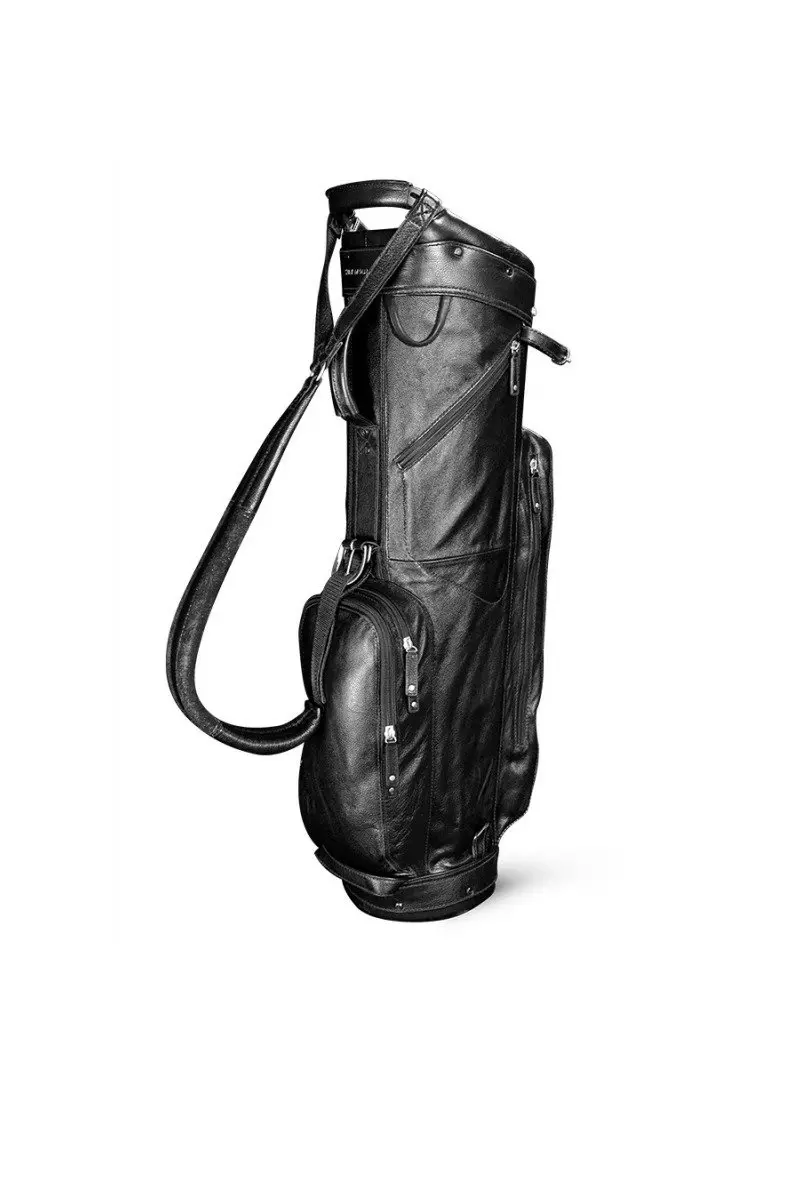 Leather Cart Bag Black alternative image