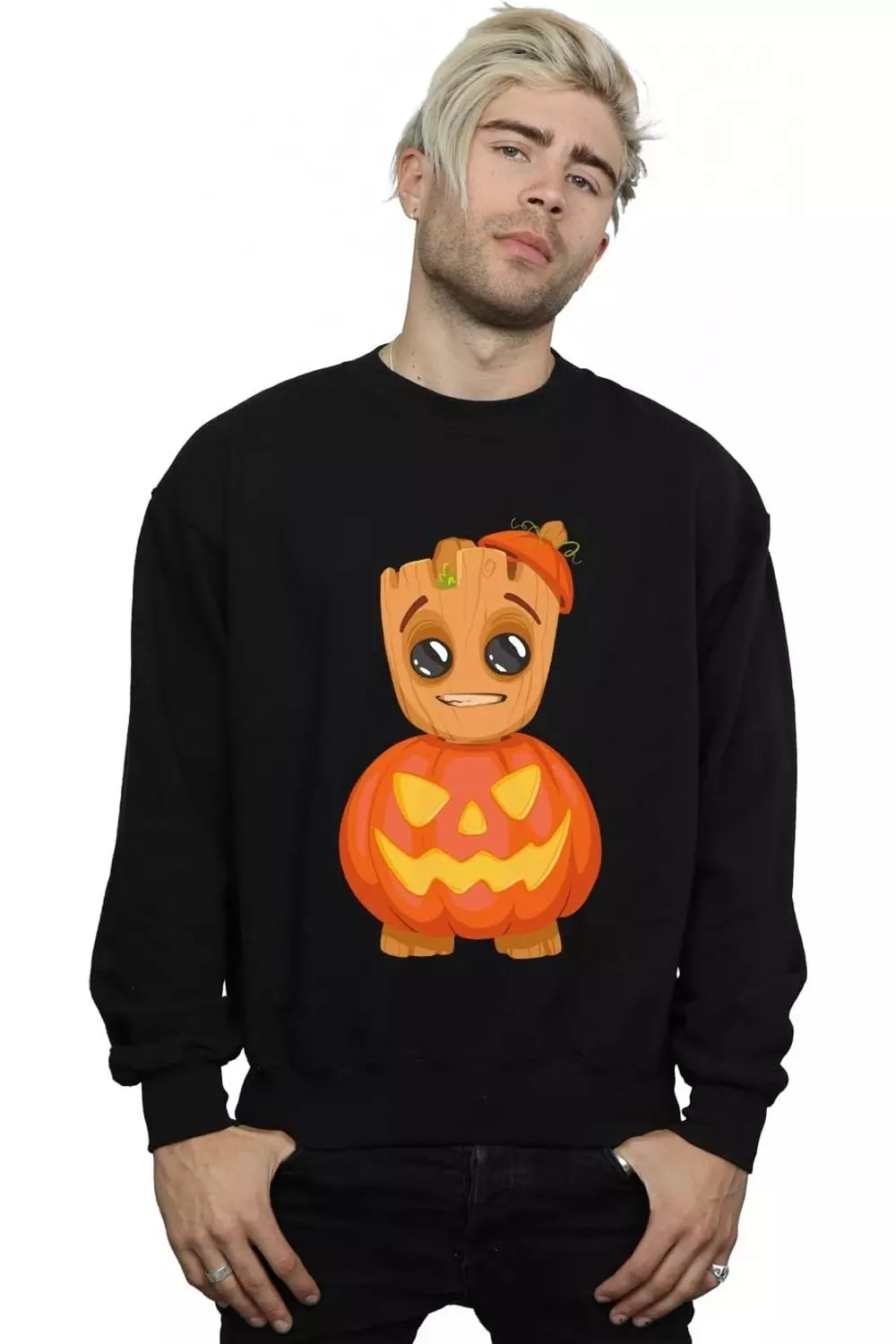 Groot Pumpkin Sweatshirt alternative image