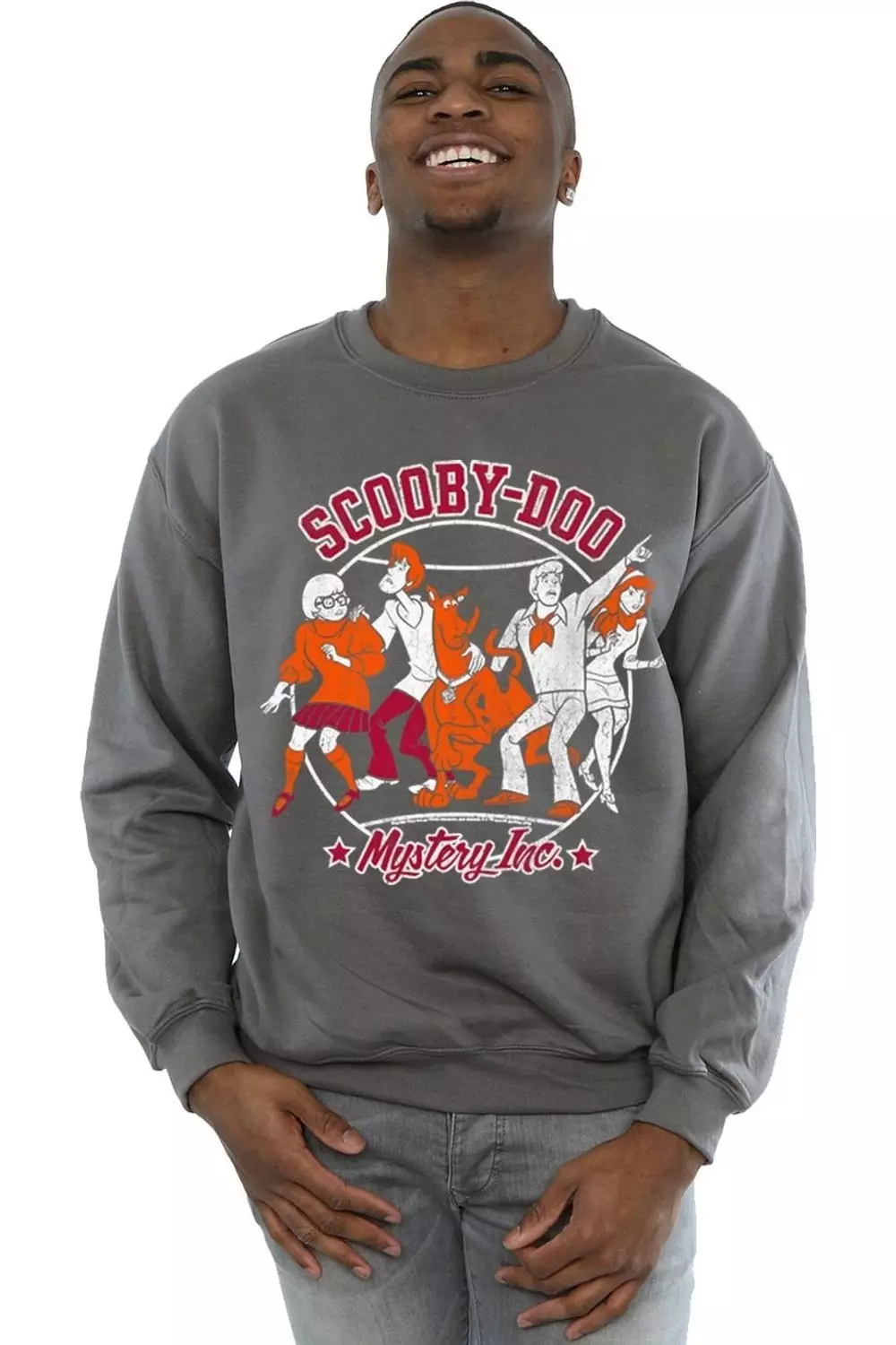 Charcoal Collegiate Circle Sweatshirt alternative image