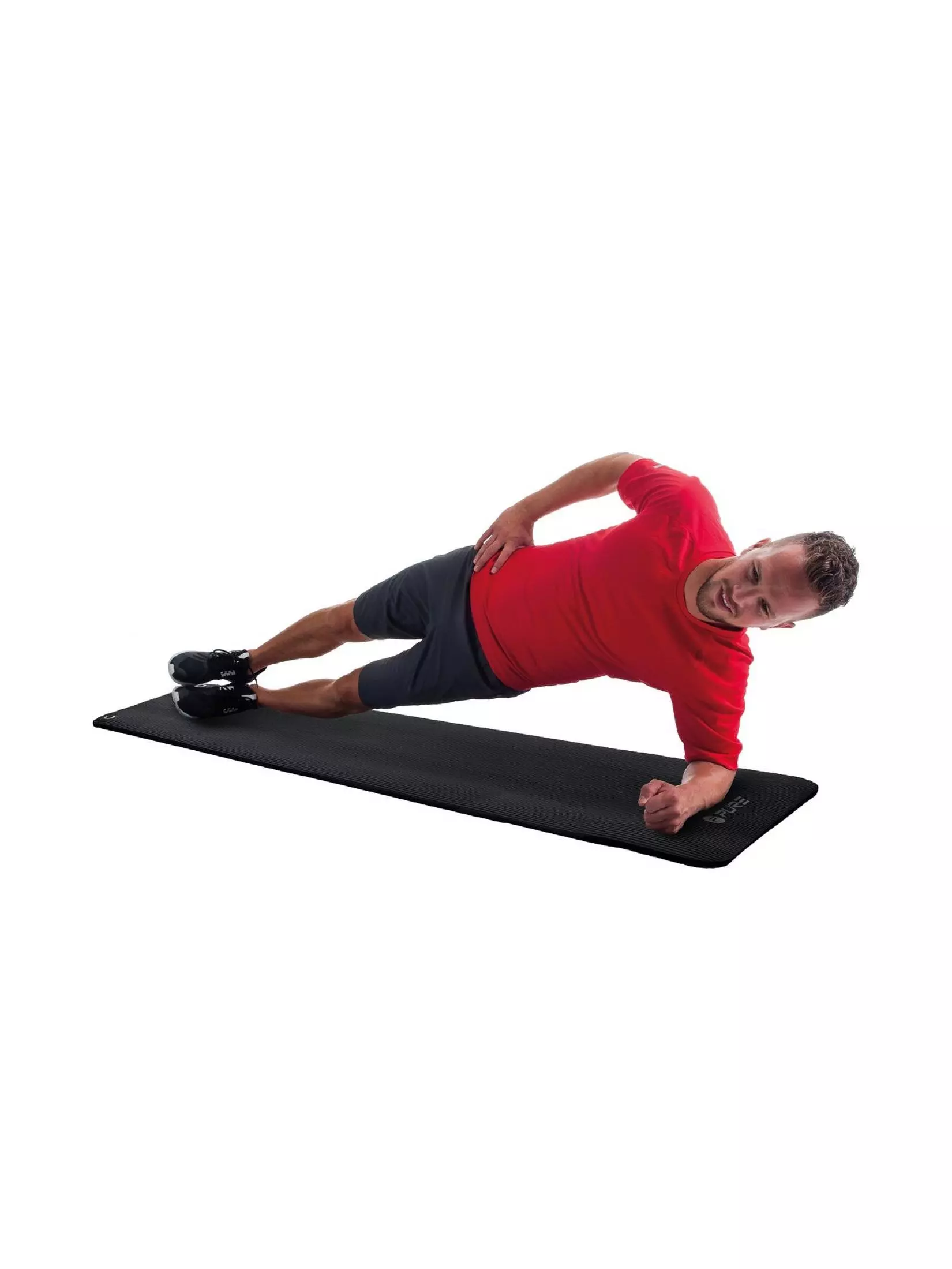 Black Fitness Mat Pro XL alternative image