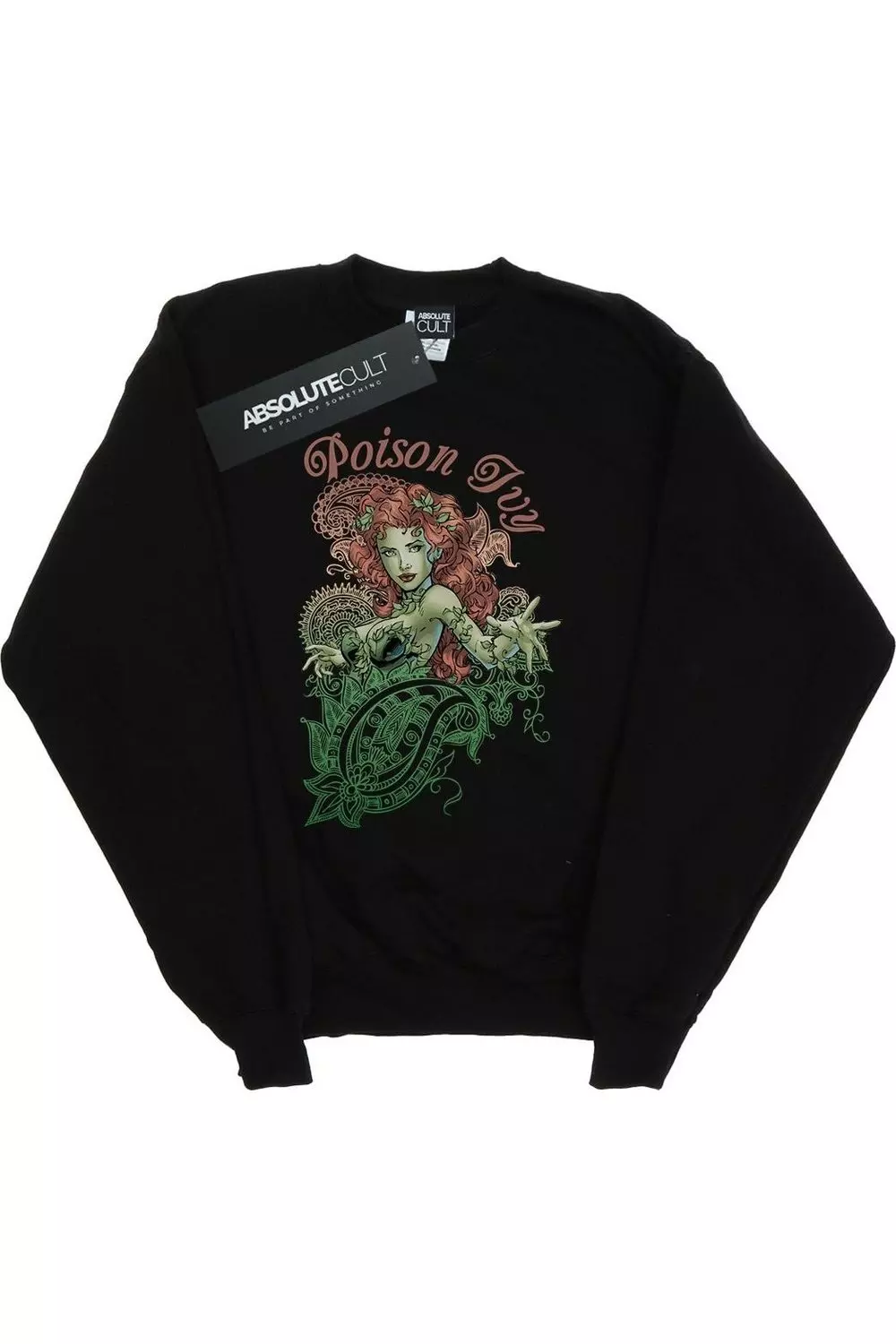 Black Poison Ivy Paisley Sweatshirt alternative image