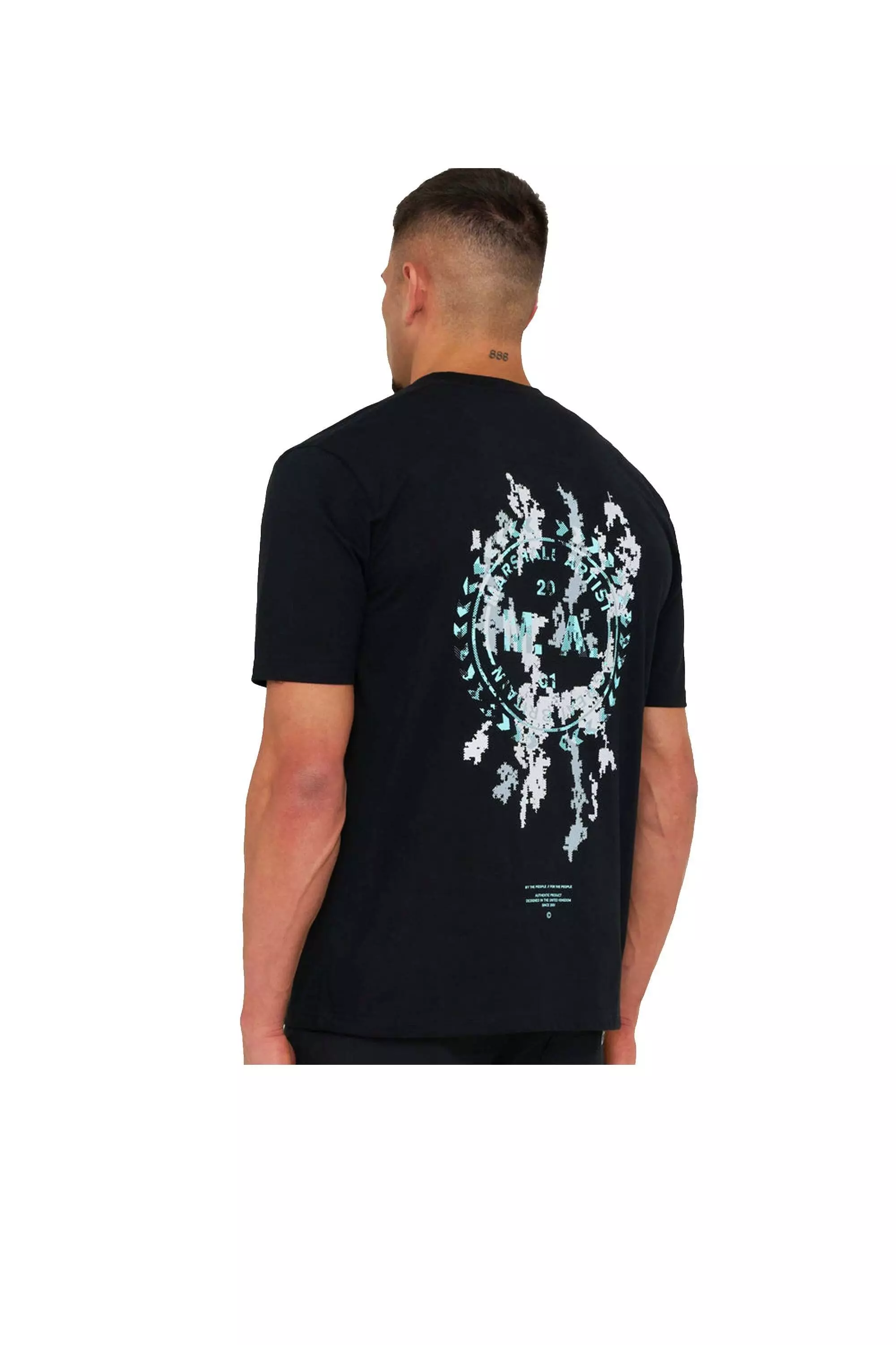 Black Camo Erosion T-Shirt alternative image