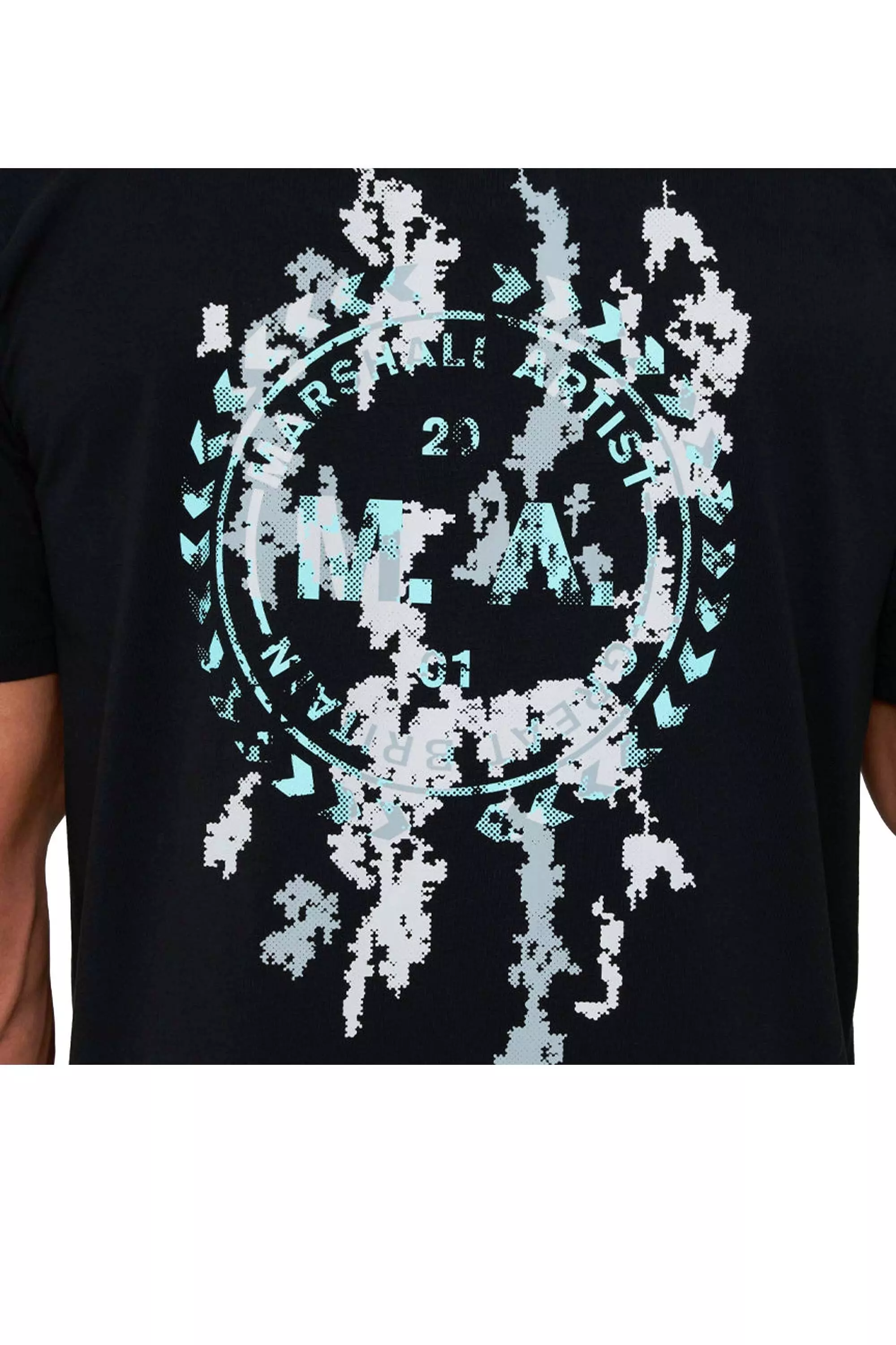 Black Camo Erosion T-Shirt alternative image