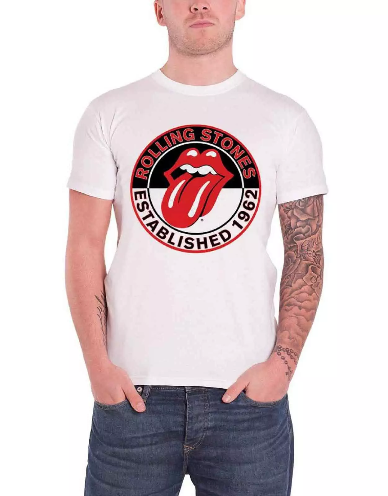 White Est 1962 Tongue T Shirt alternative image