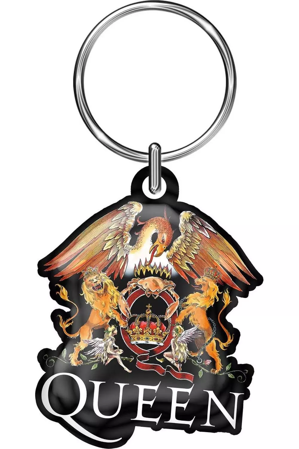 Jet black Crest Die Cast Keyring alternative image