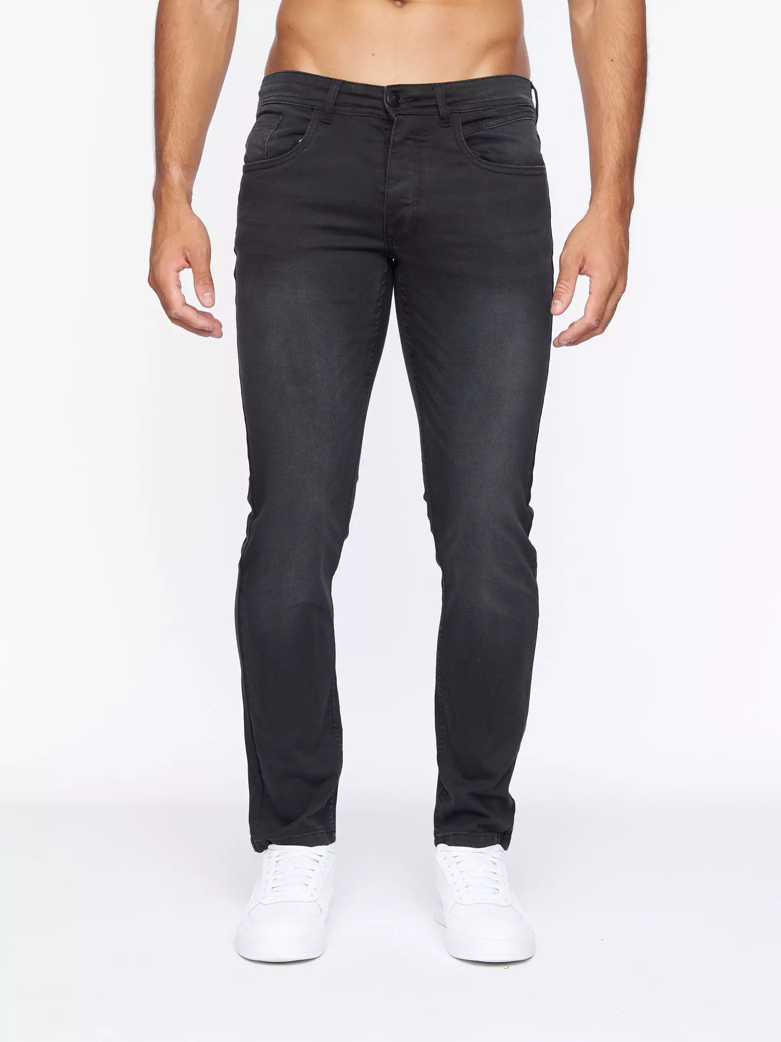 Black Malcolm Slim Fit Jeans alternative image